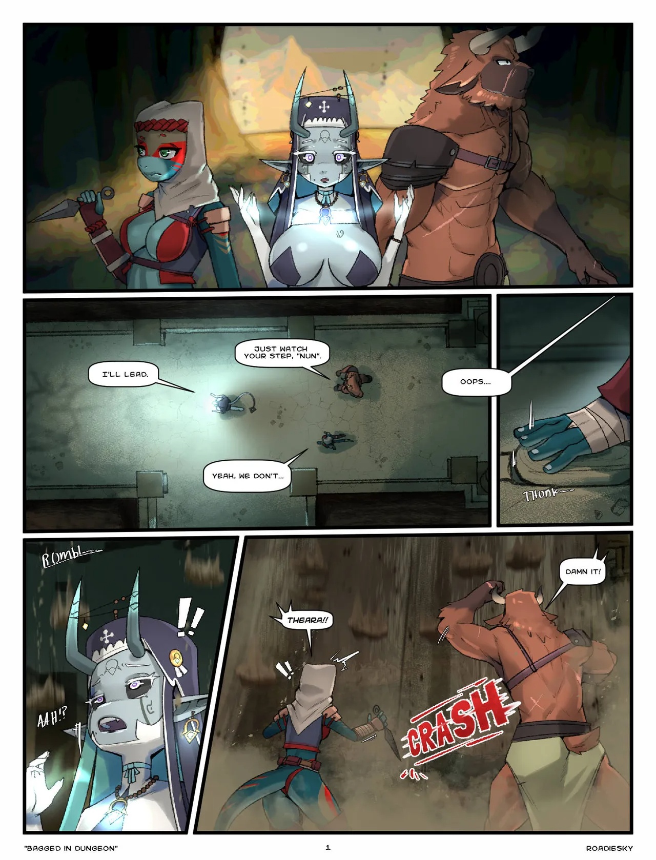 Bagged In Dungeon Porn Comics english 02