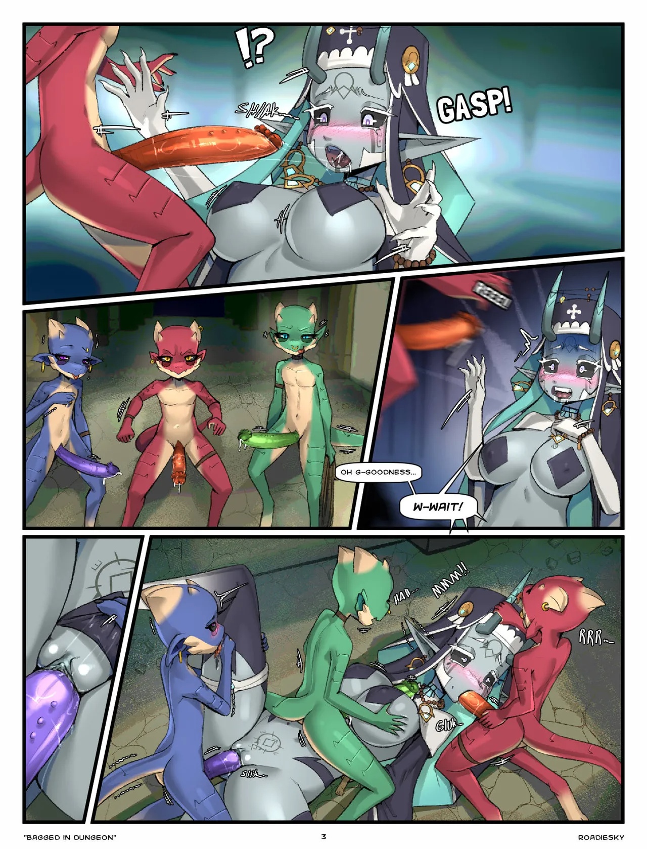 Bagged In Dungeon Porn Comics english 04