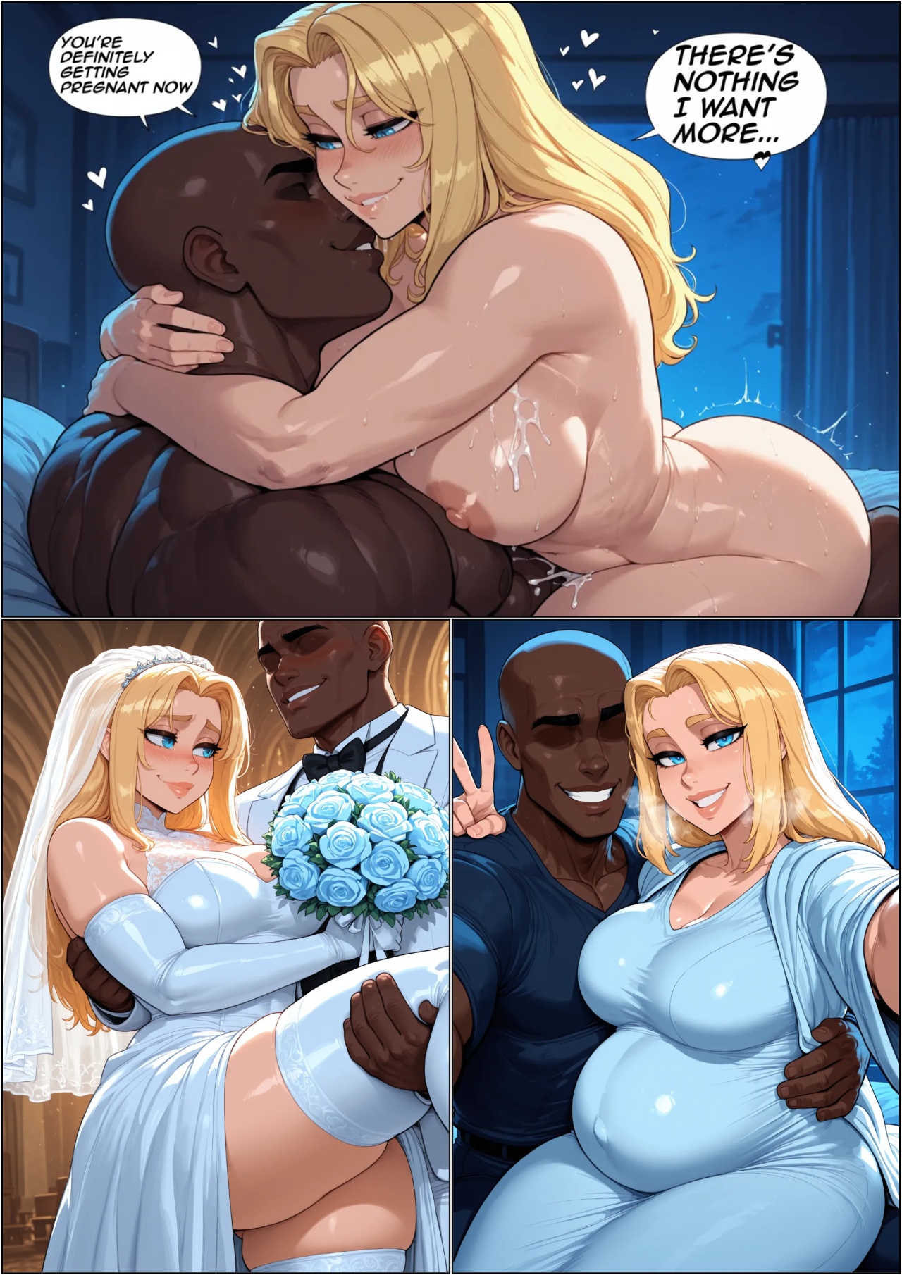 Blonde Blazer x BBC Porn Comics english 16