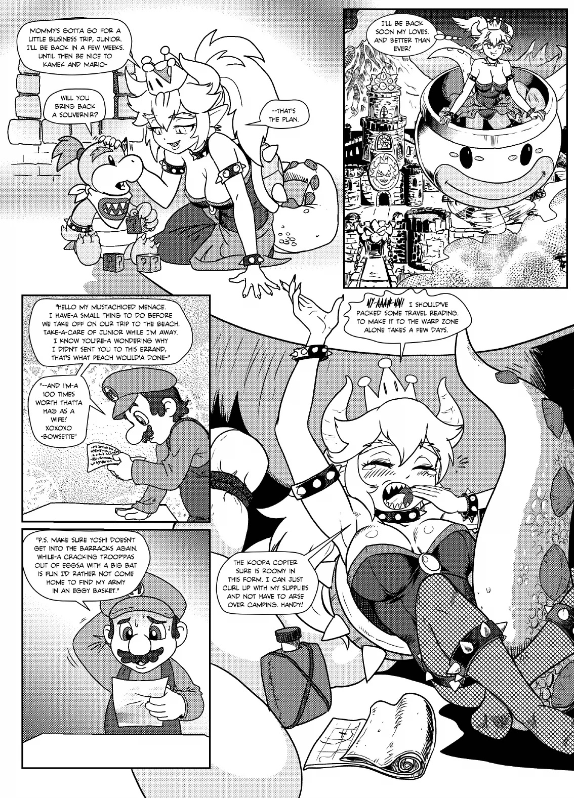 Bowsette Saga by Tony Kuusisto Porn Comics english 08