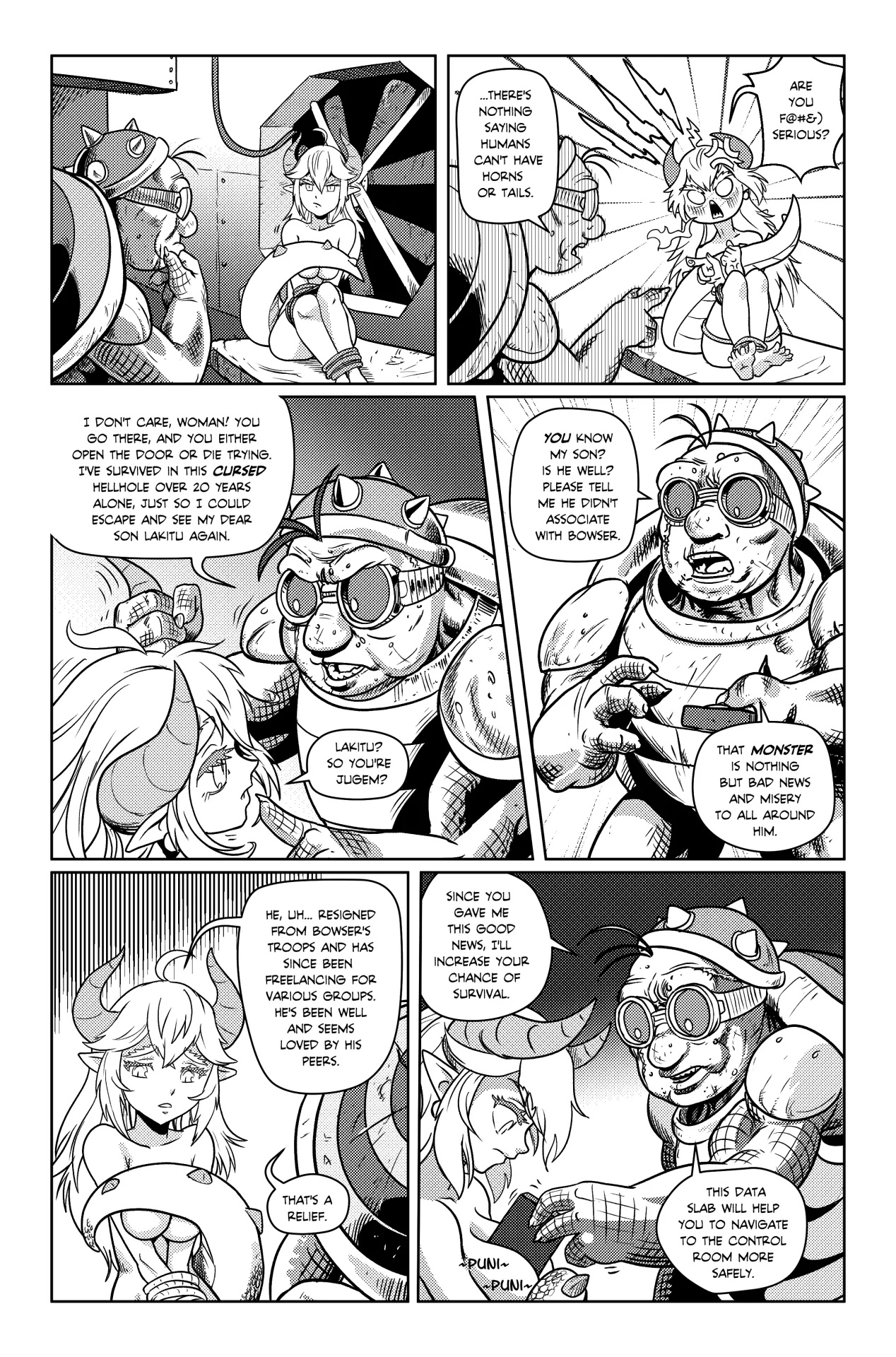 Bowsette Saga Part 2 Porn Comics english 04
