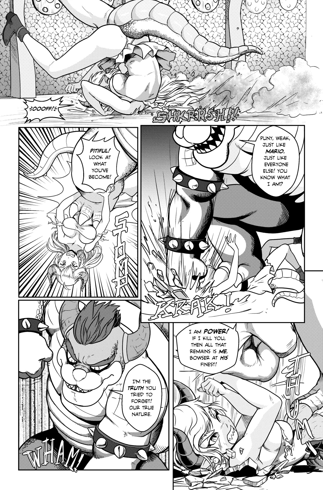 Bowsette Saga Part 3 Porn Comics english 05