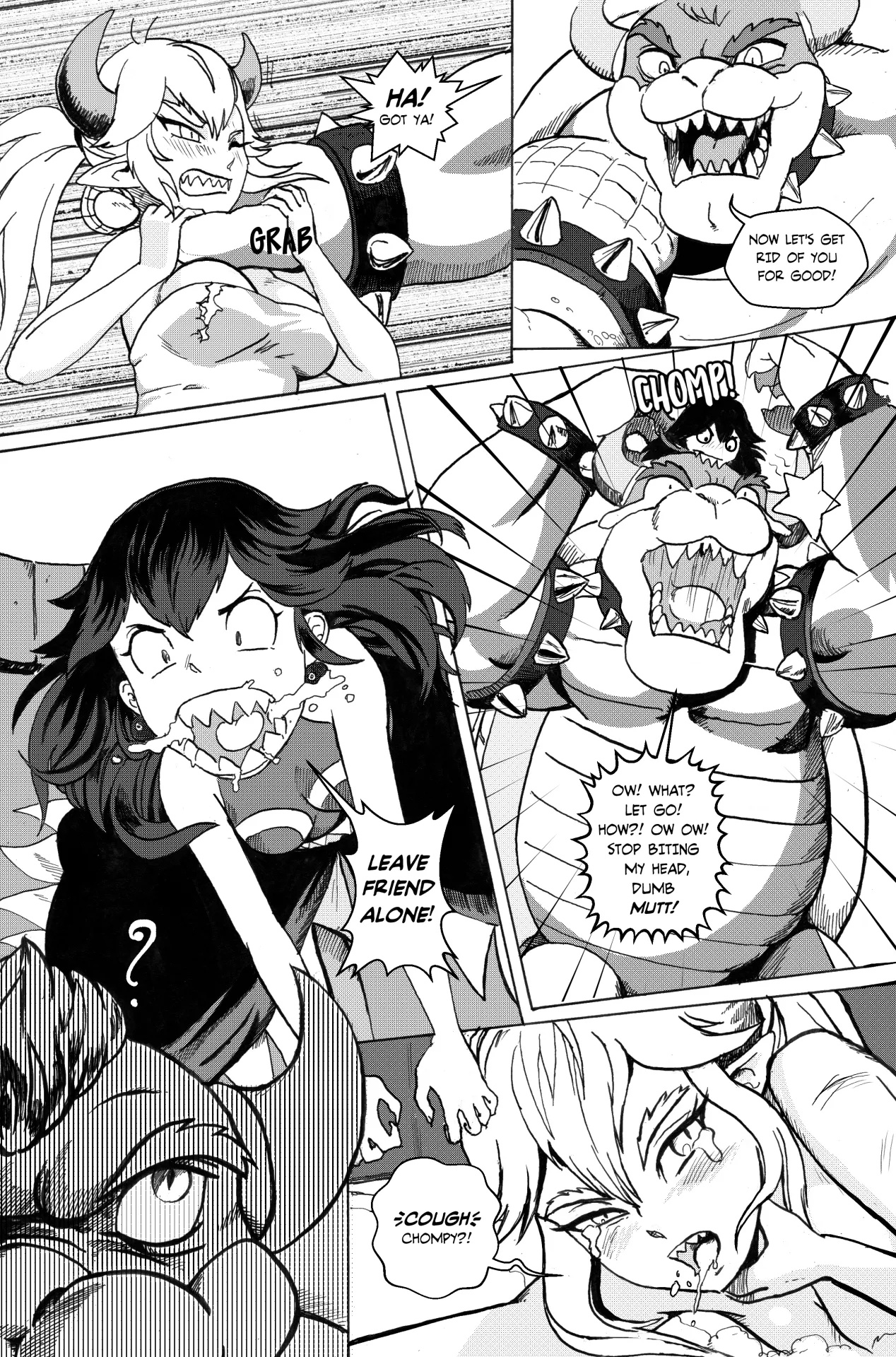 Bowsette Saga Part 3 Porn Comics english 08