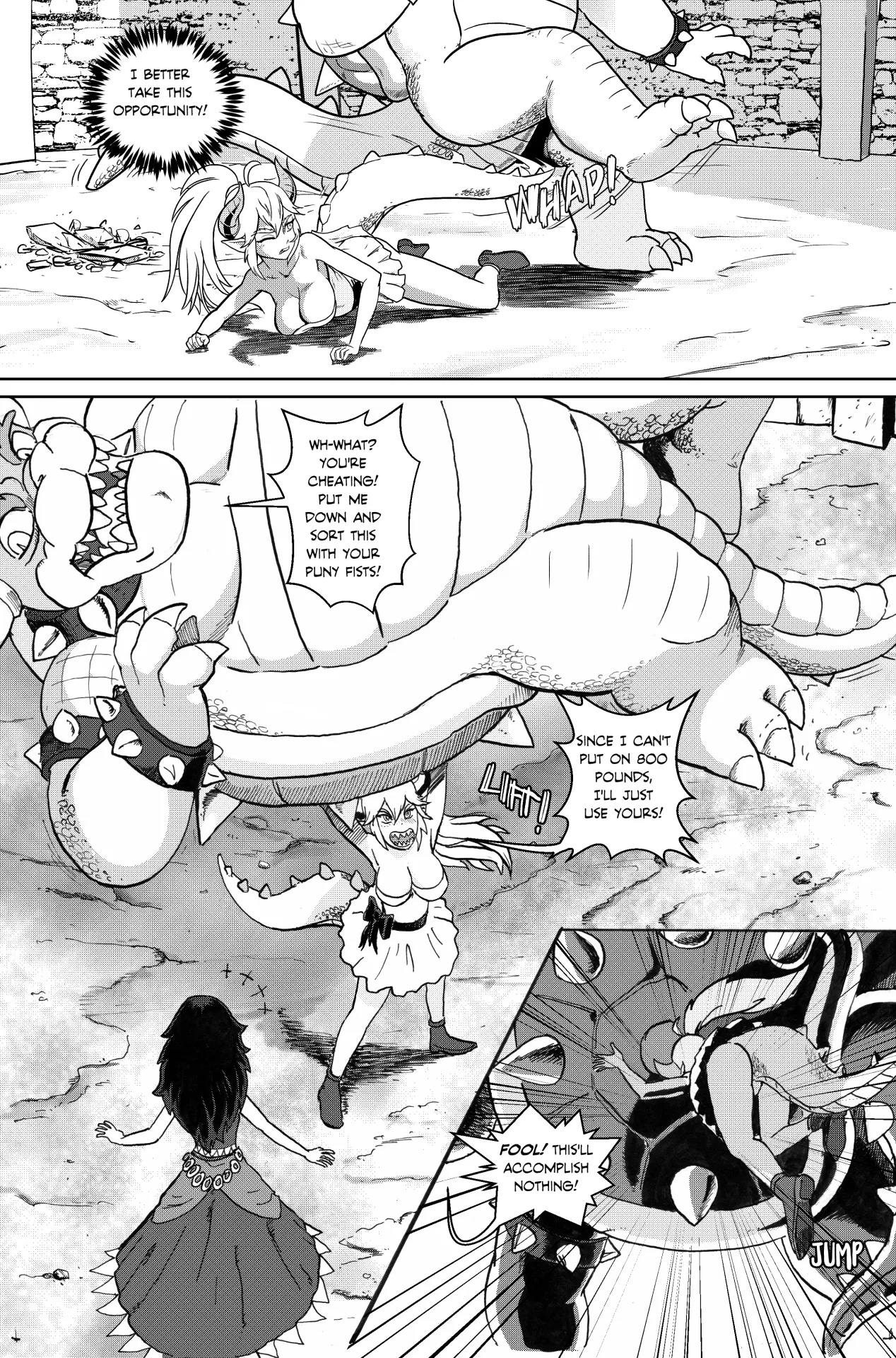 Bowsette Saga Part 3 Porn Comics english 09