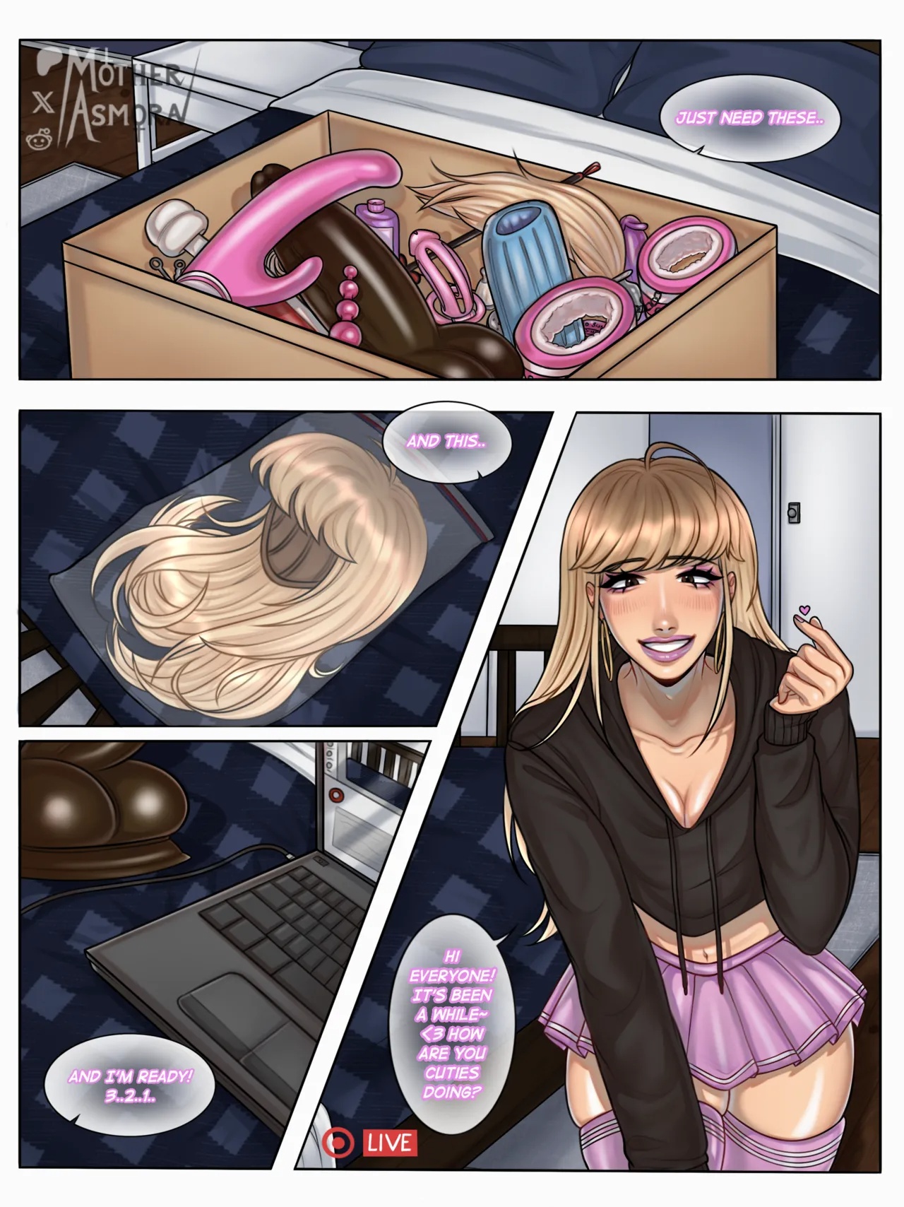 Caught Camming Porn Comics english 03