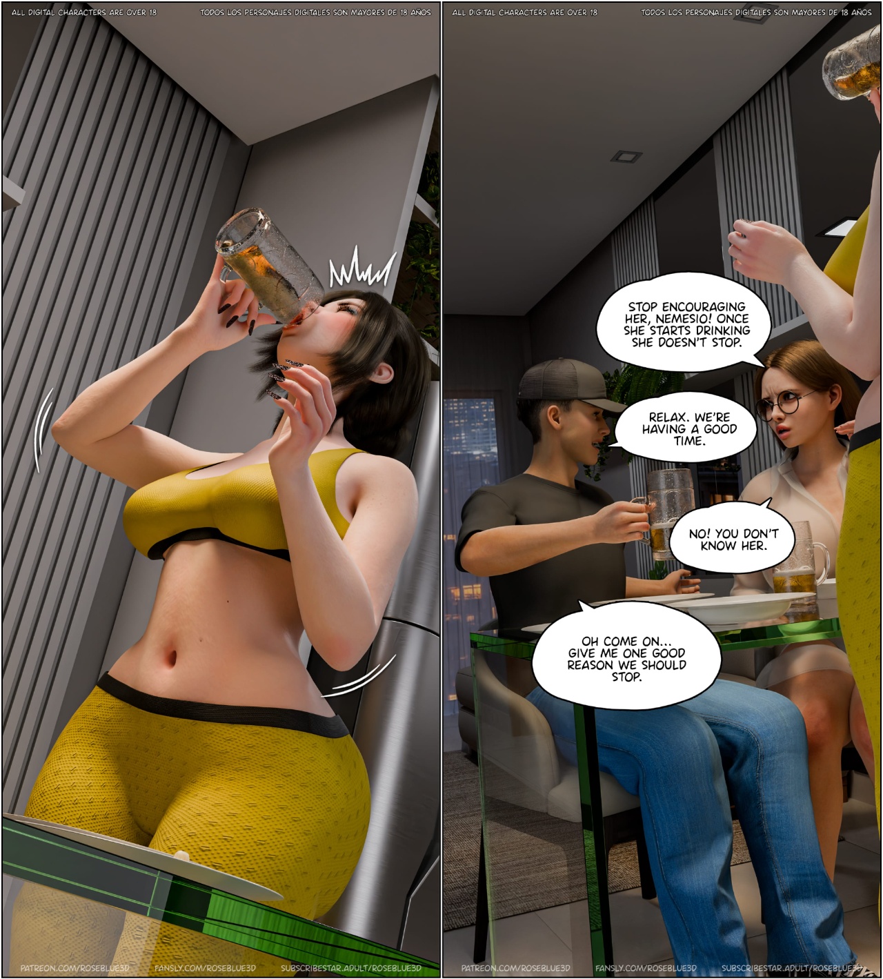 Dismissed By Rose Blue 3D Part 6 Porn Comics english 18