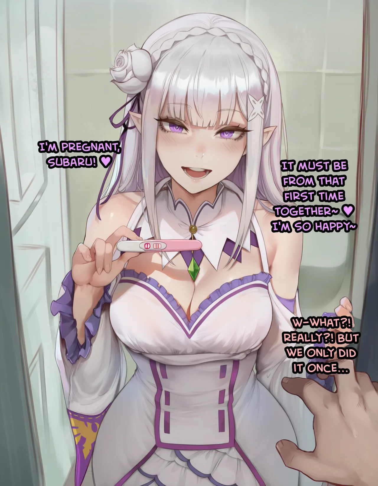 Emilia's First Time NTR Porn Comics english 25
