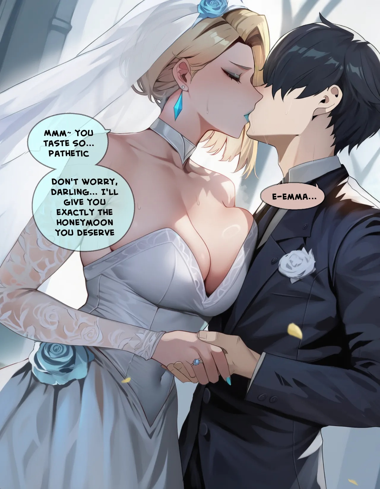 Emma Frost Cucks You On Your Wedding Night Porn Comics english 02
