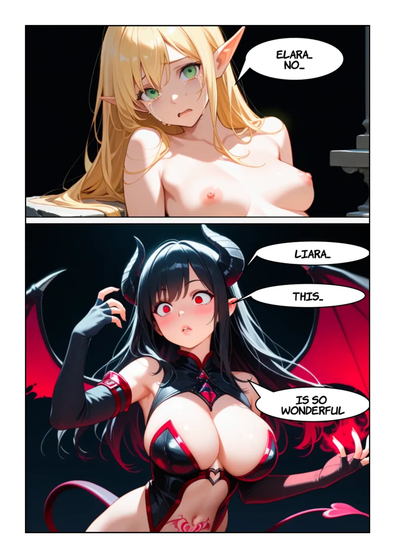 Fall Of The Holy Paladin Part 2: Liara's Descent Porn Comics english 03