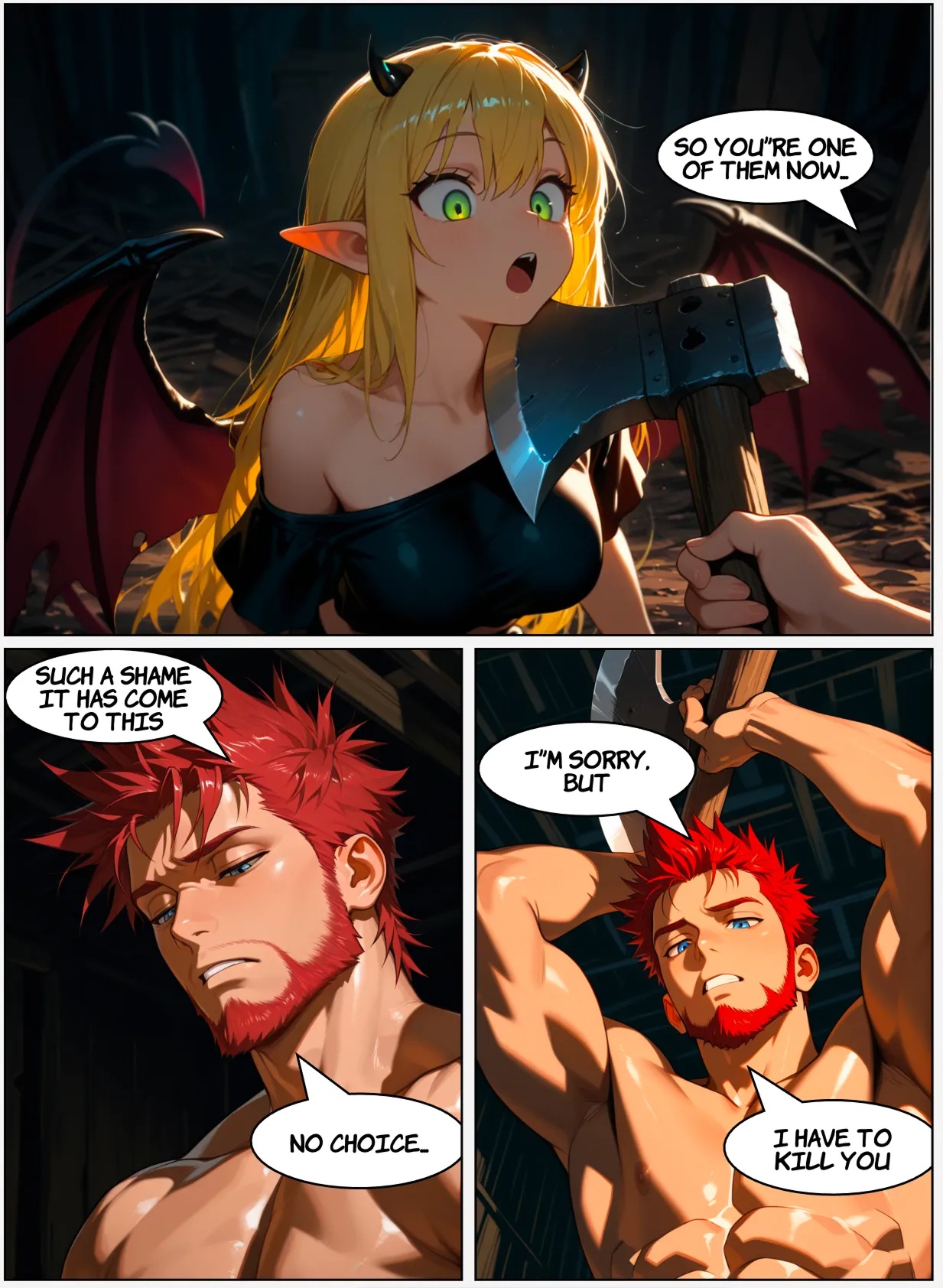 Fall Of The Holy Paladin Part 2: Liara's Descent Porn Comics english 55