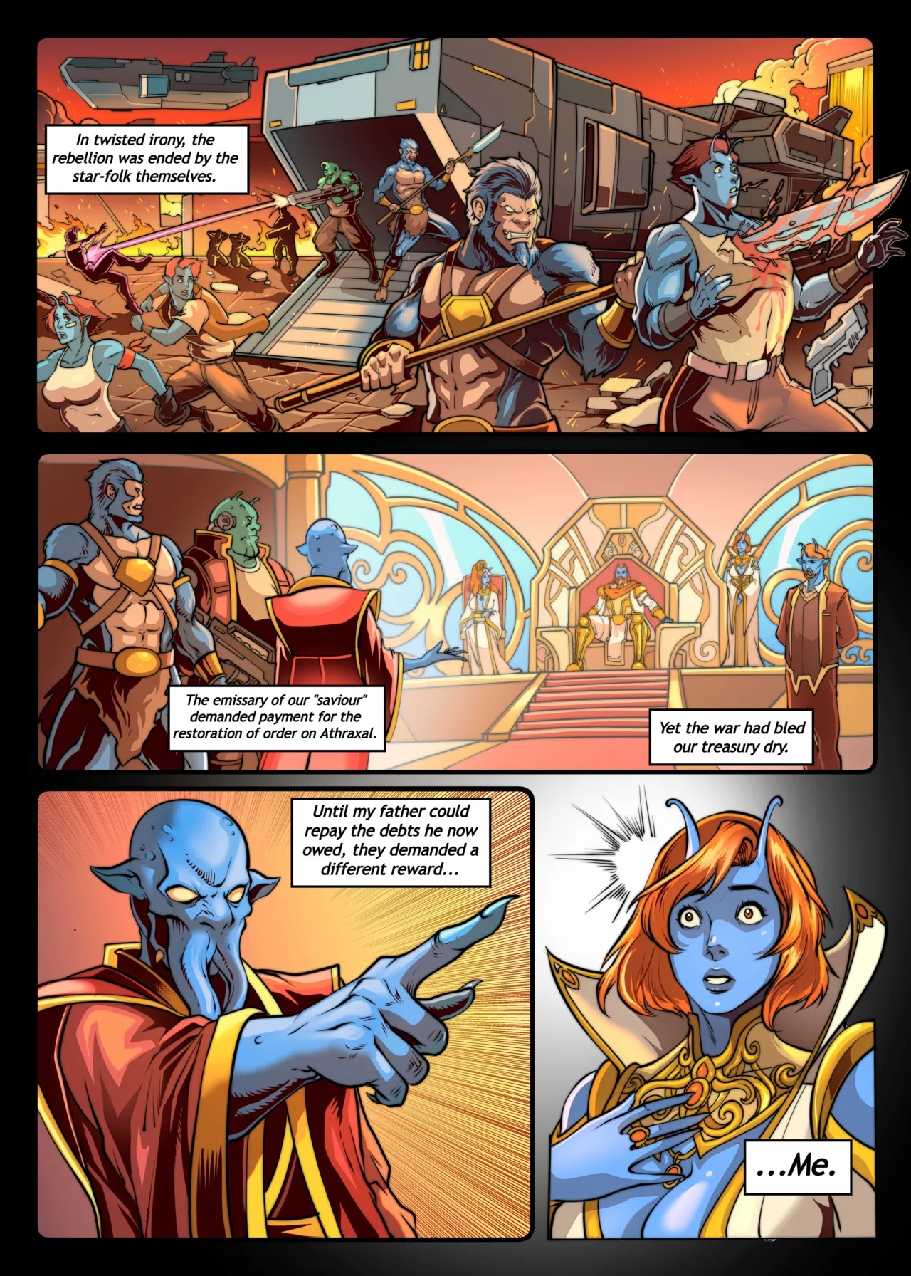 Galaxy Of Scum Issue Part 8: The Princess Porn Comics english 08