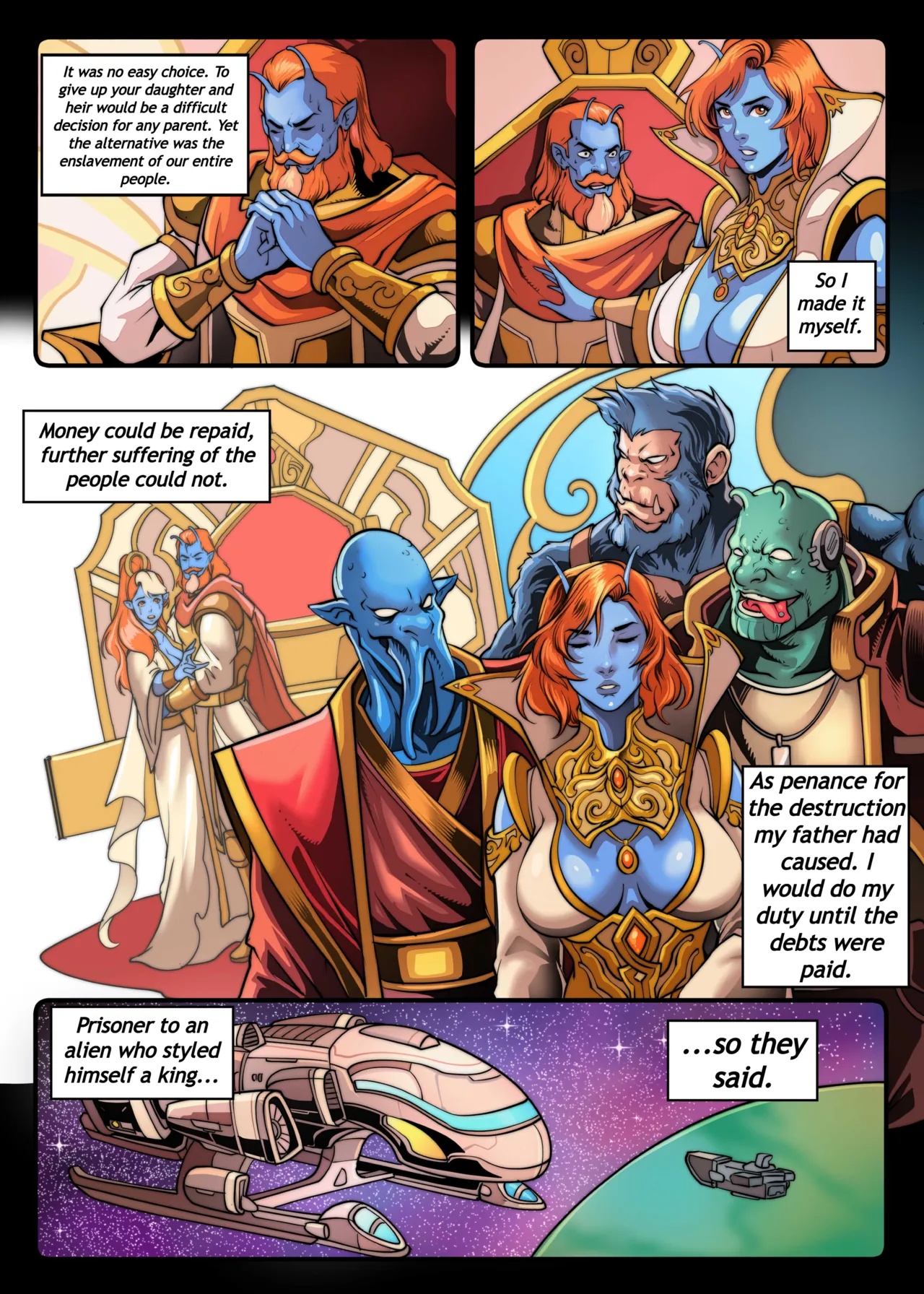 Galaxy Of Scum Issue Part 8: The Princess Porn Comics english 09