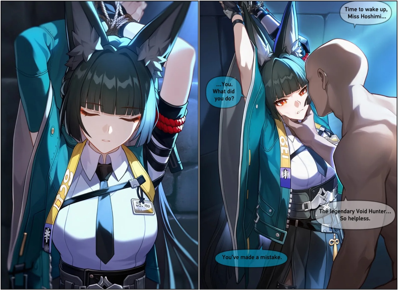 Hoshimi Miyabi Captured Part 1 Porn Comics english 06