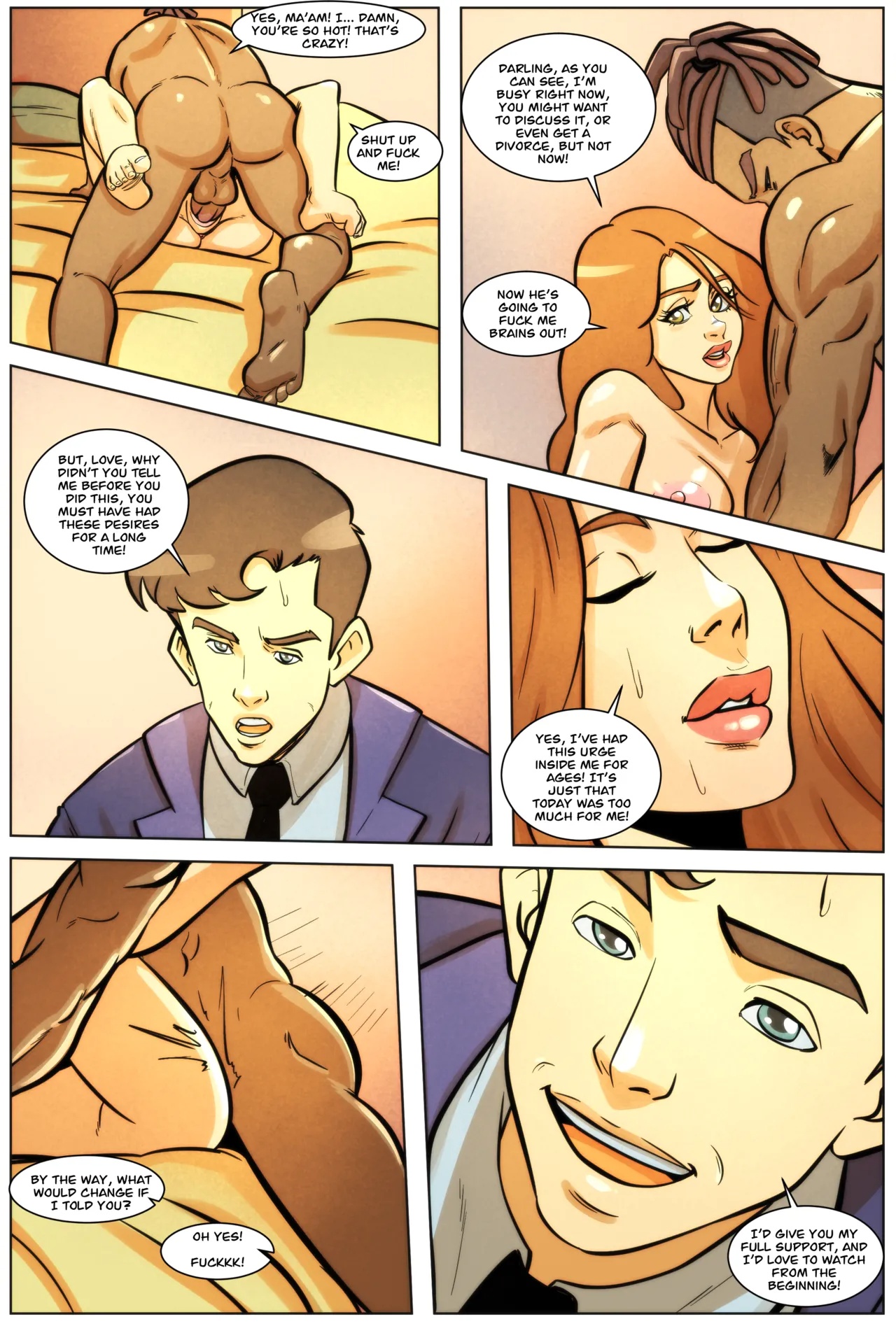 Hungry For BBC Porn Comics english 09