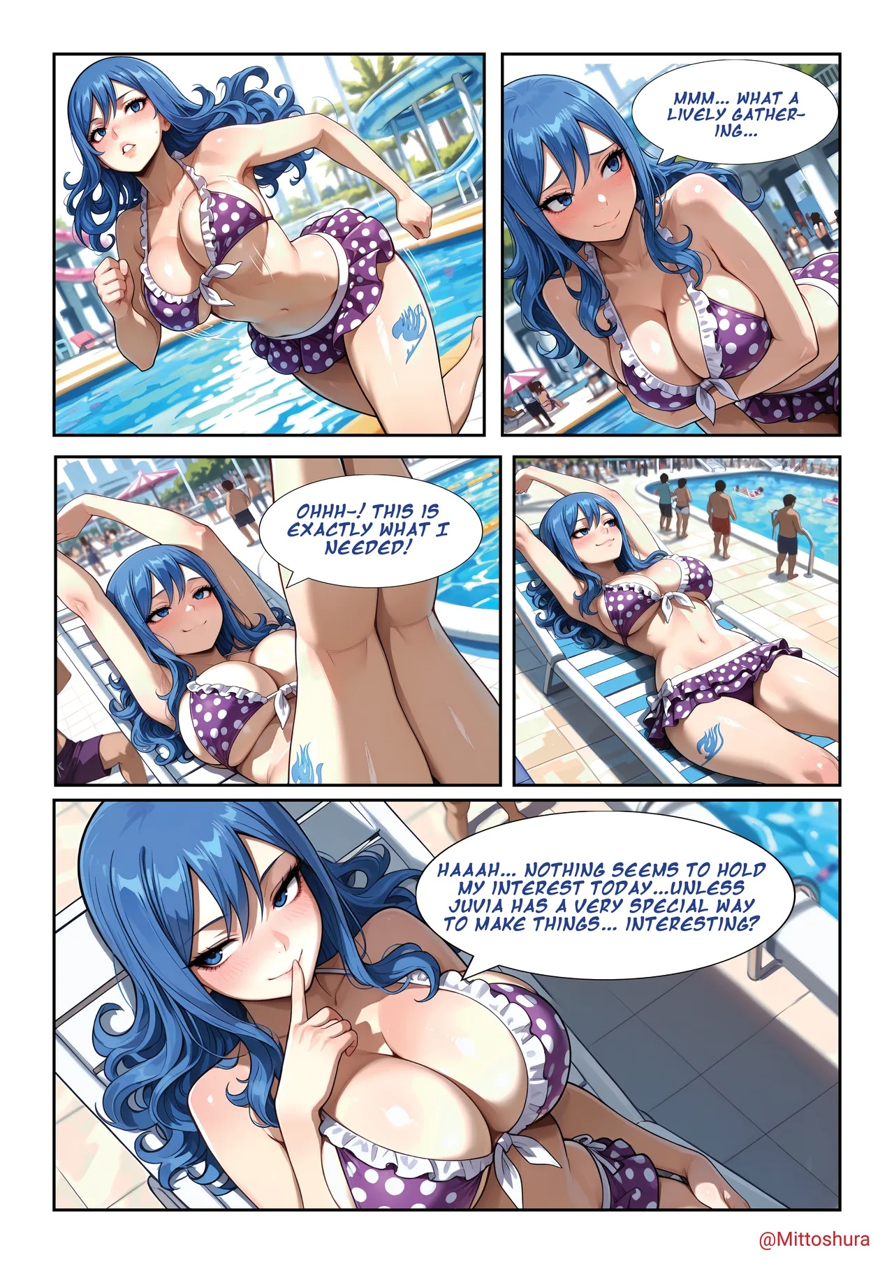 Juvia's Naughty Holiday Retreat  Porn Comics english 02