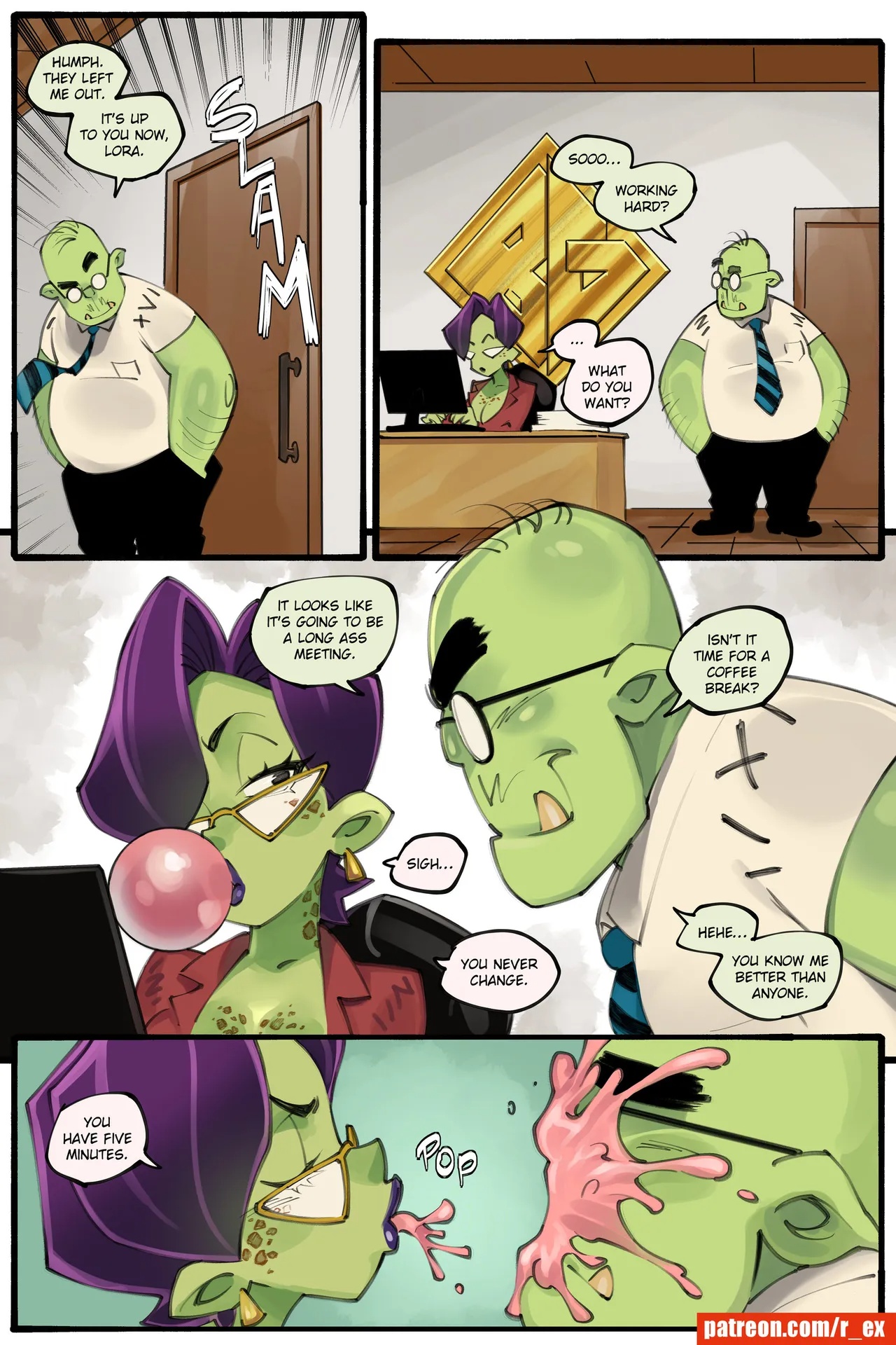 Lora: Board Reunion Porn Comics english 08