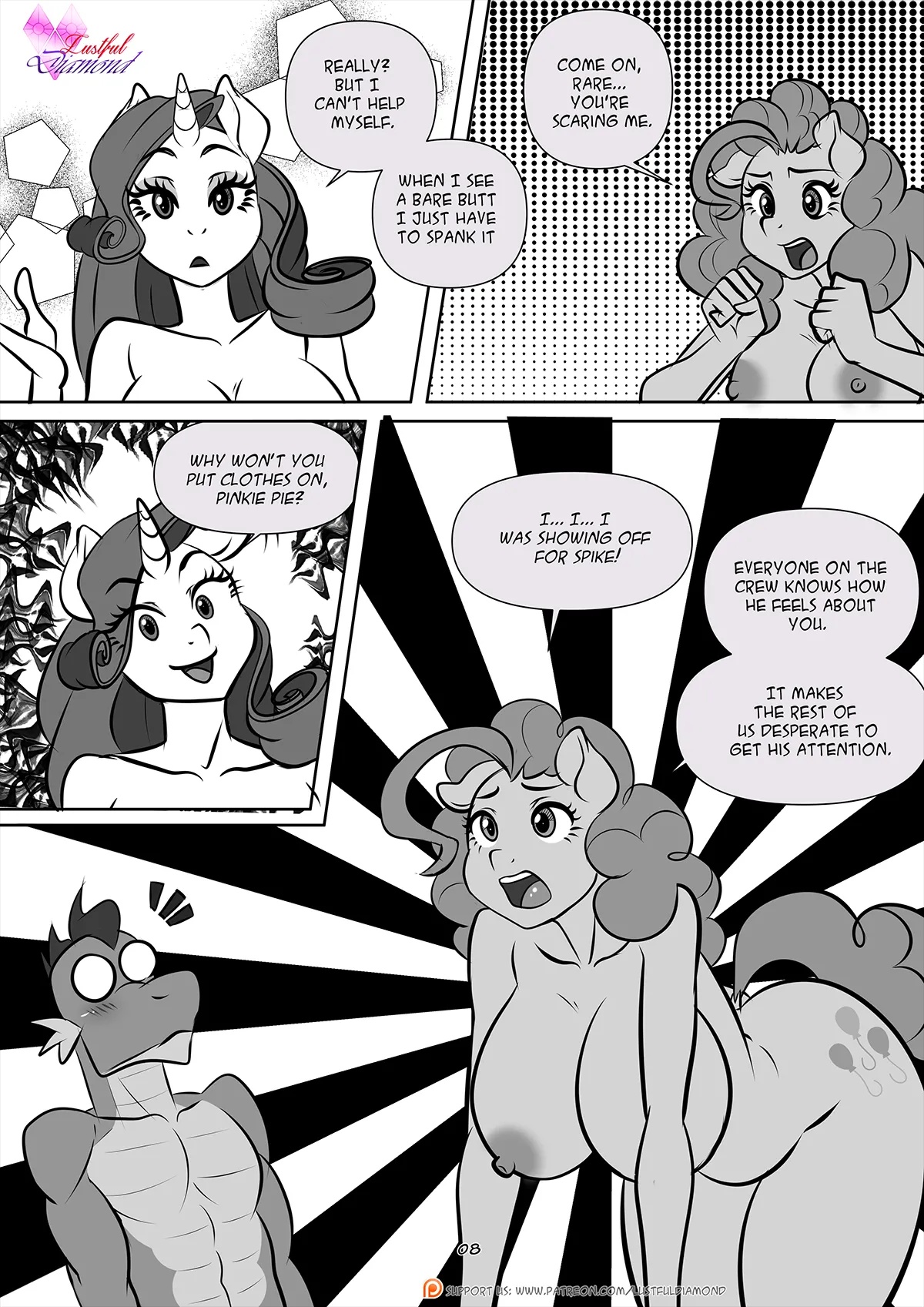 Lustful Diamond: Pink In The Halls Porn Comics english 10