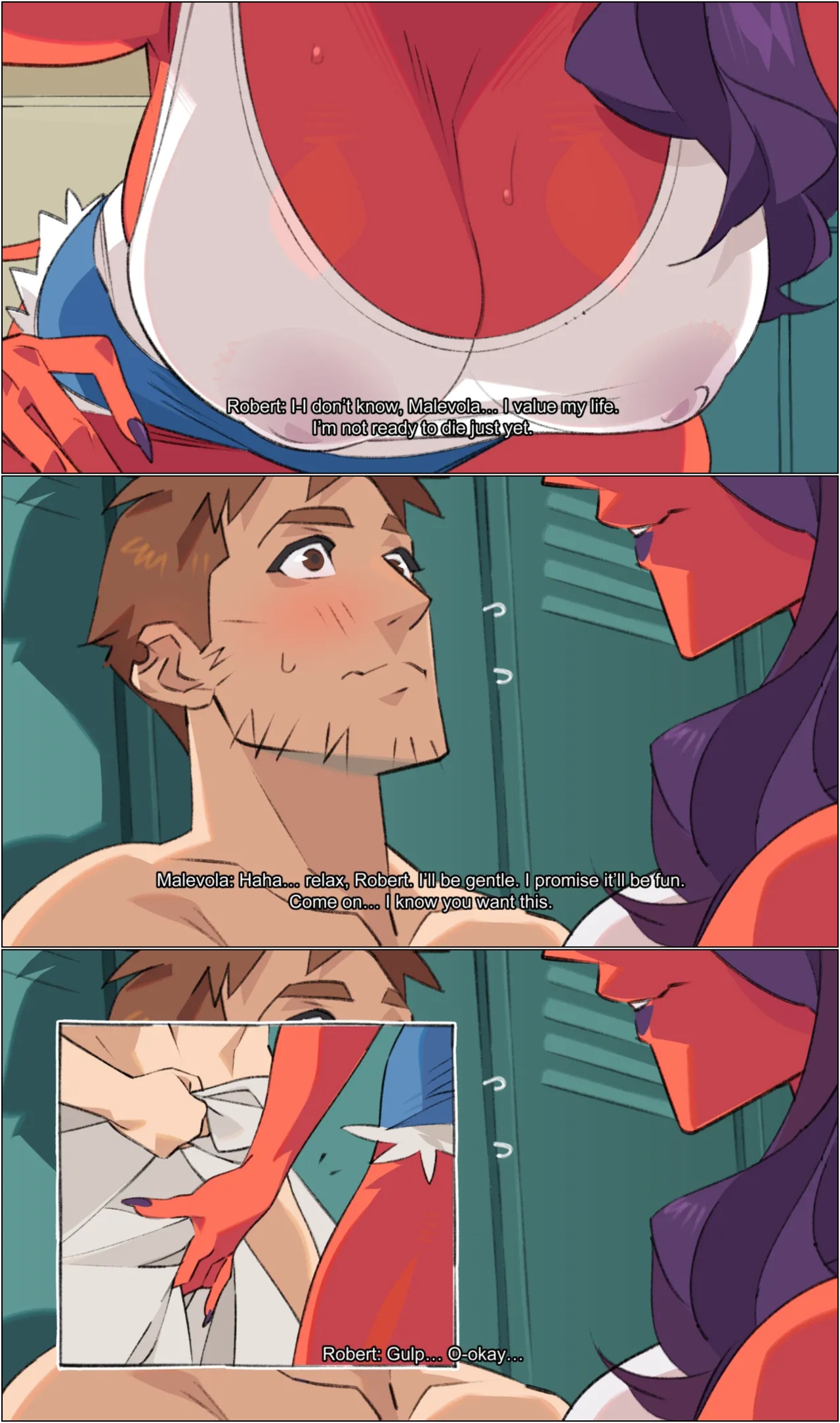 Malevola's Private Training Porn Comics english 05