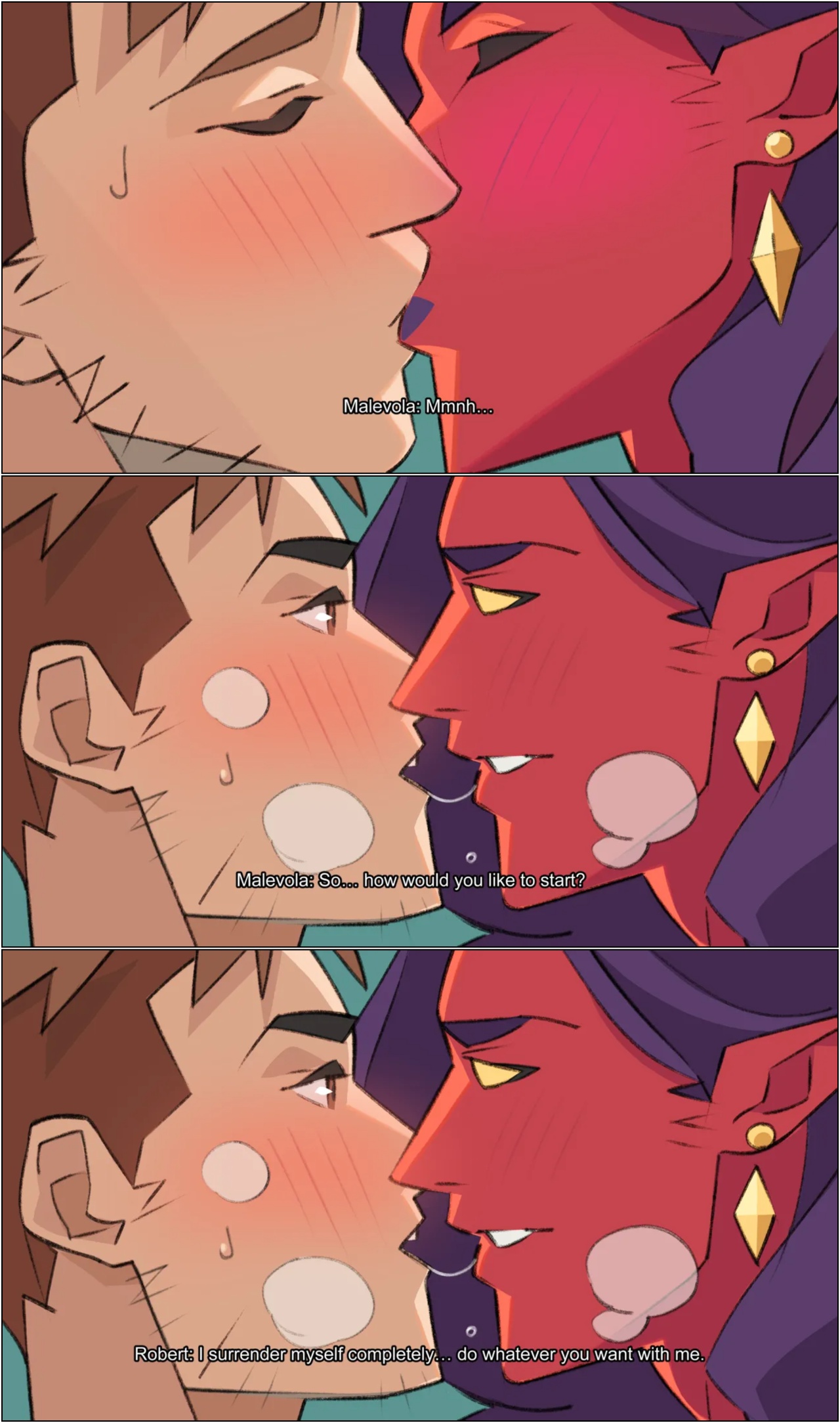 Malevola's Private Training Porn Comics english 07