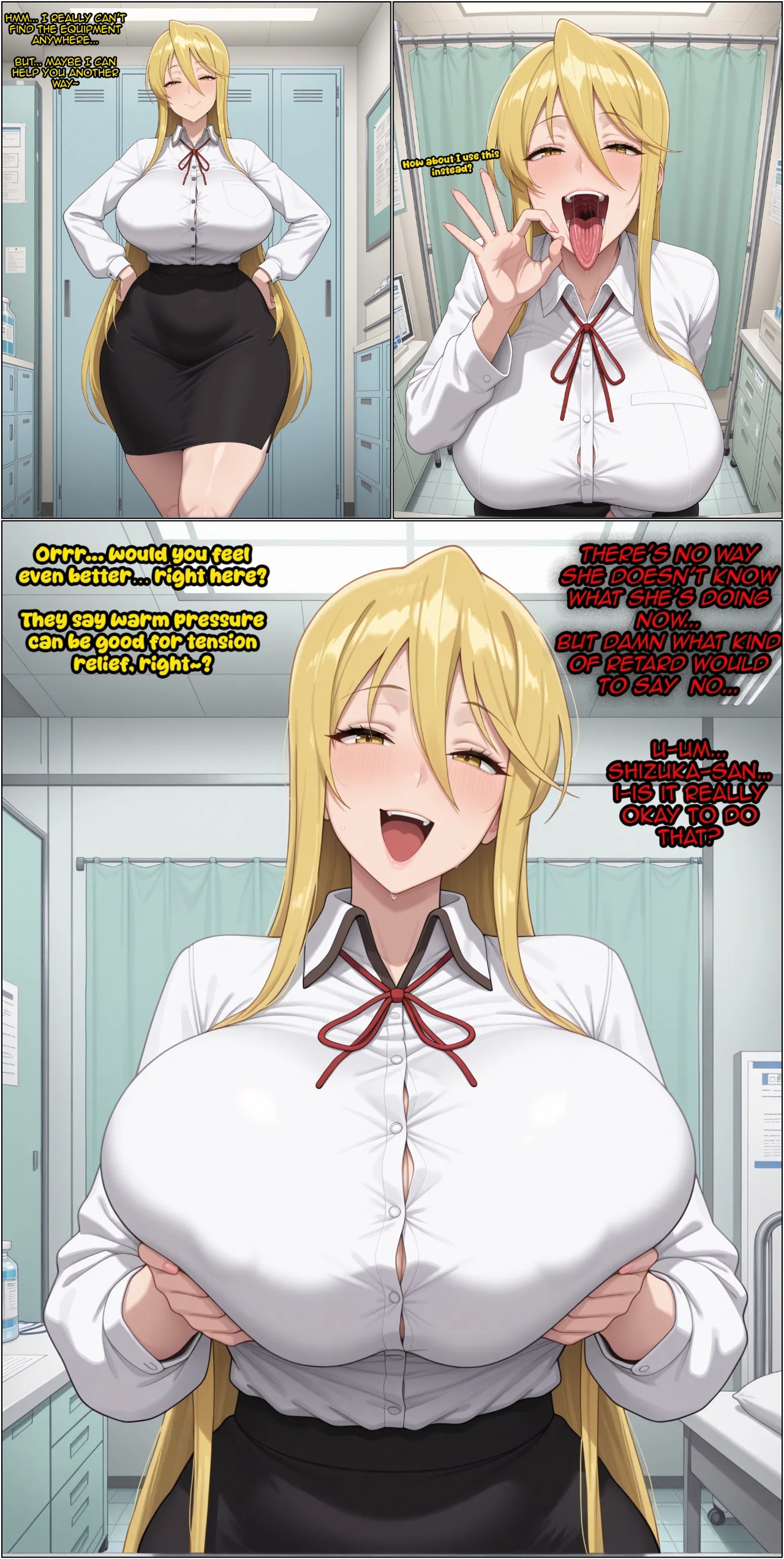 Marikawa Shizuka X BBC Porn Comics english 06