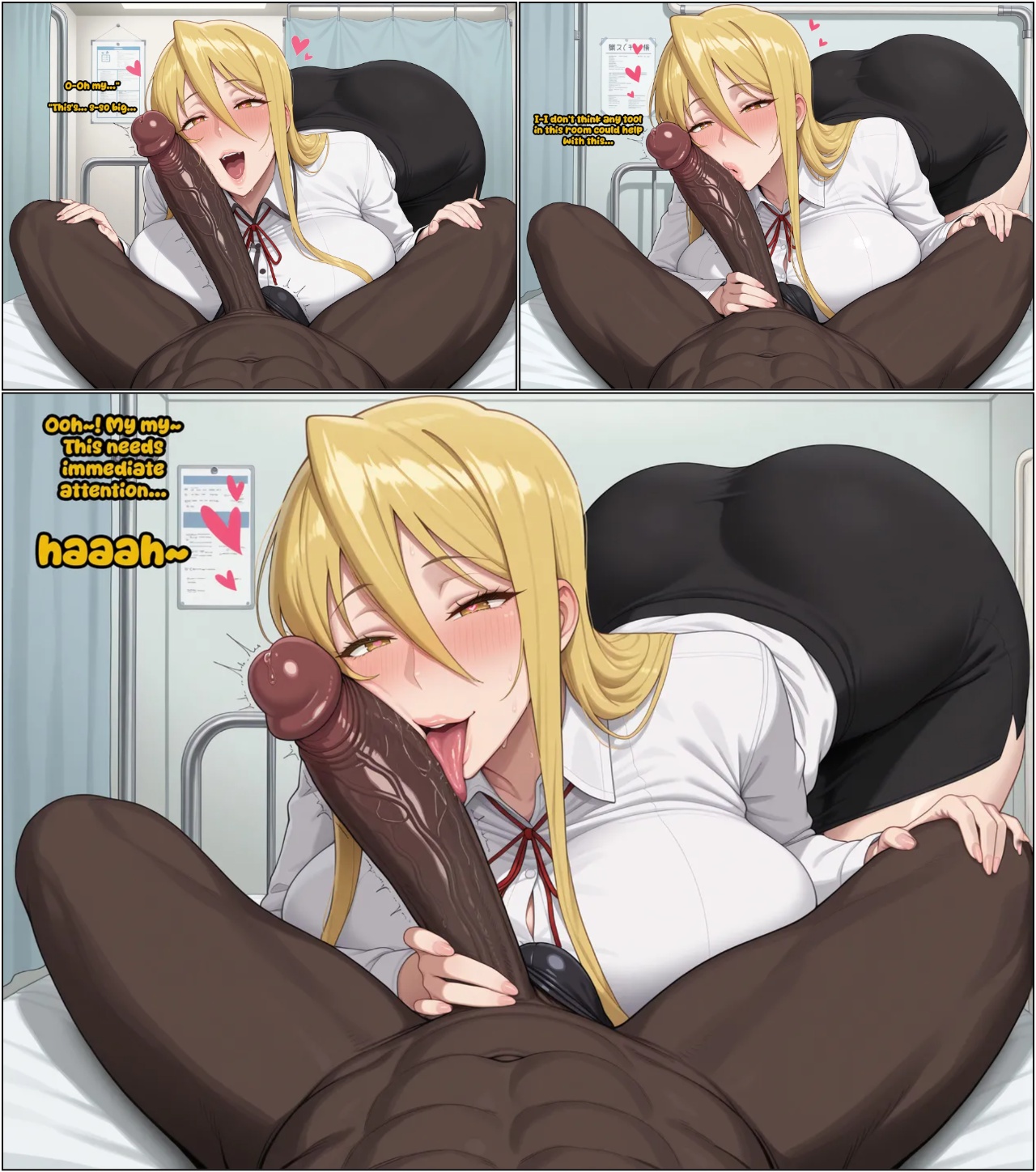 Marikawa Shizuka X BBC Porn Comics english 08