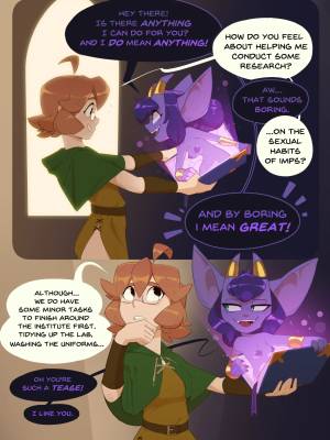 Monster Researcher Eclair And The Book Of Imps! Porn Comics english 02