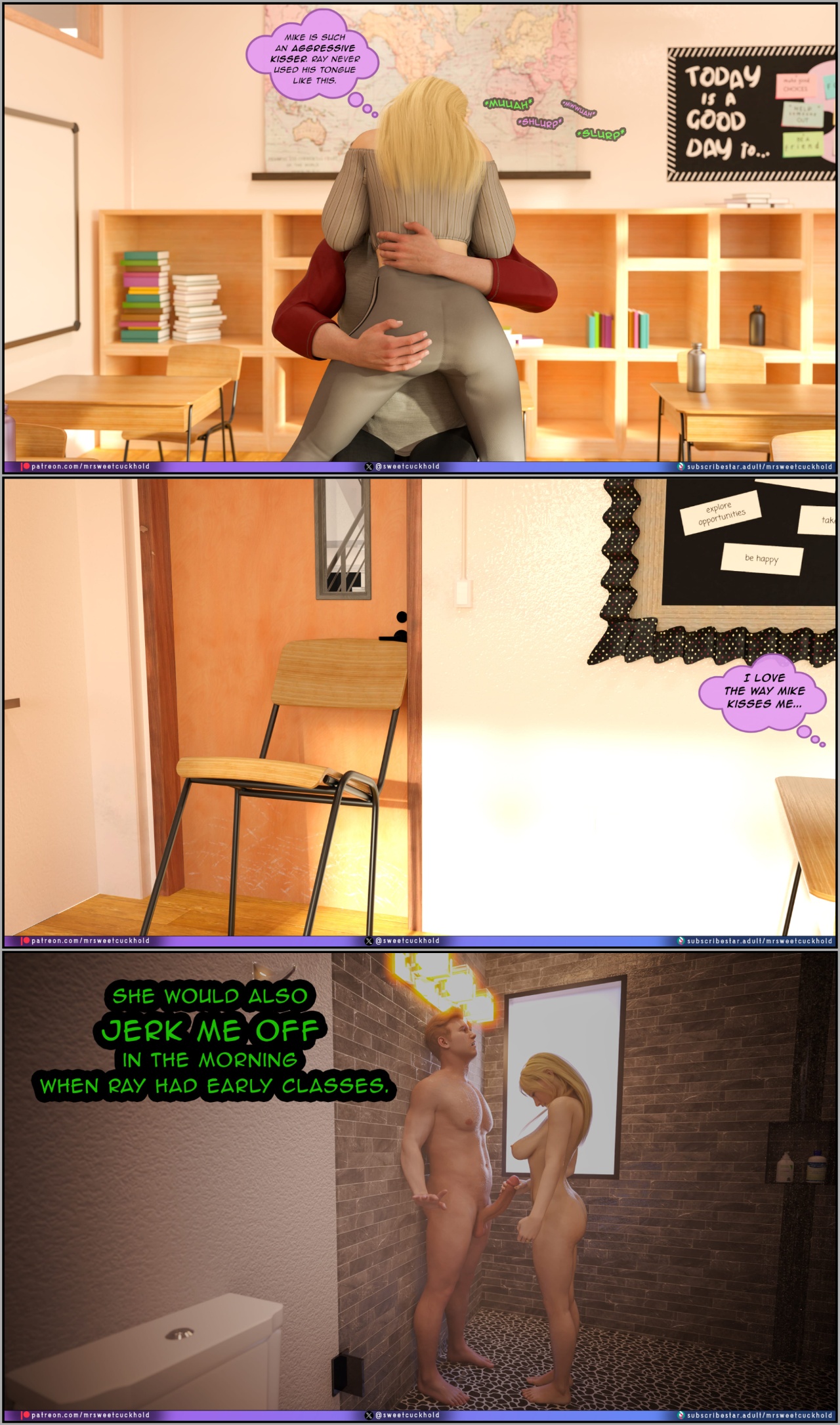 Much Bigger Than My Boyfriend Part 10: College Days Porn Comics english 09