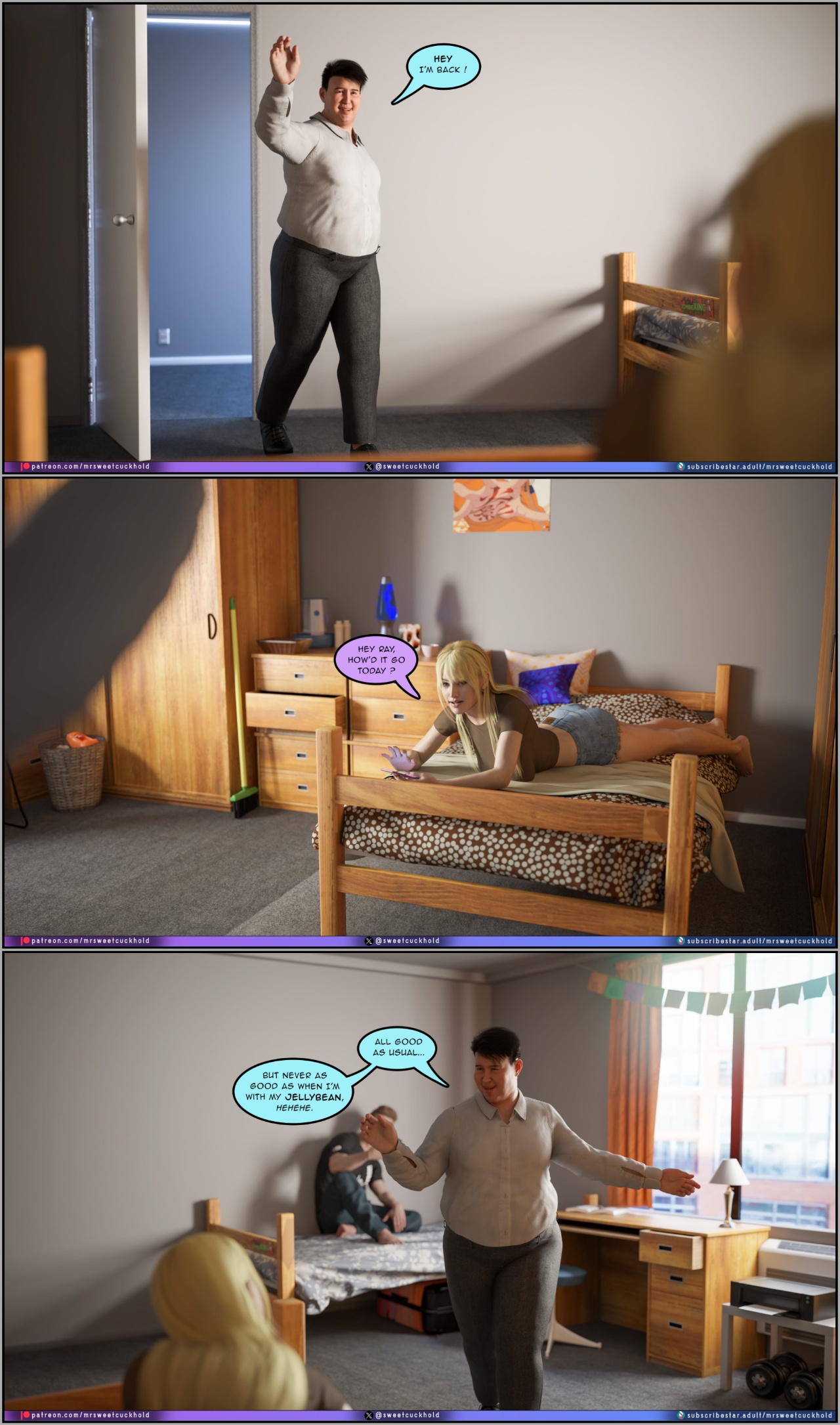 Much Bigger Than My Boyfriend Part 10: College Days Porn Comics english 15