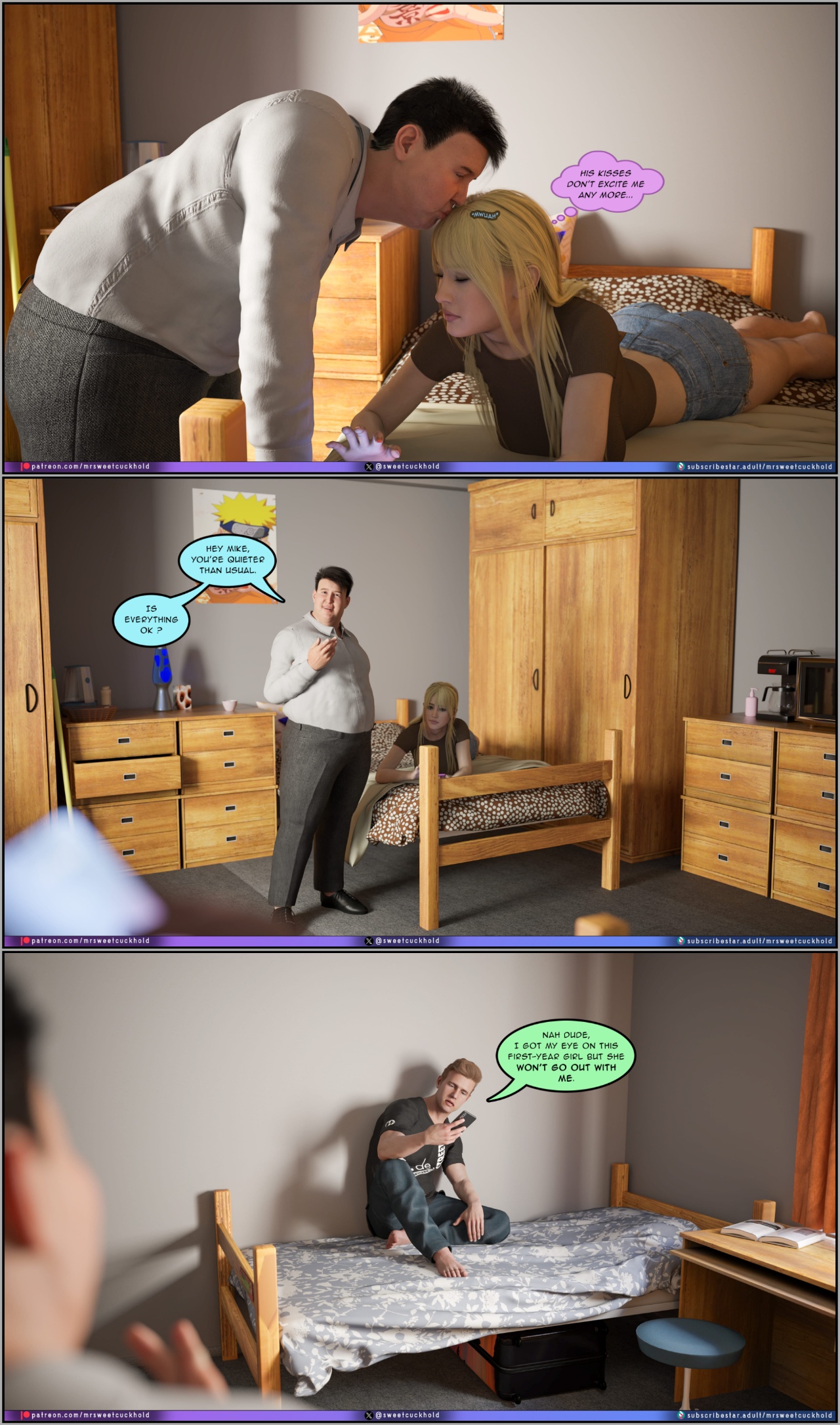 Much Bigger Than My Boyfriend Part 10: College Days Porn Comics english 16