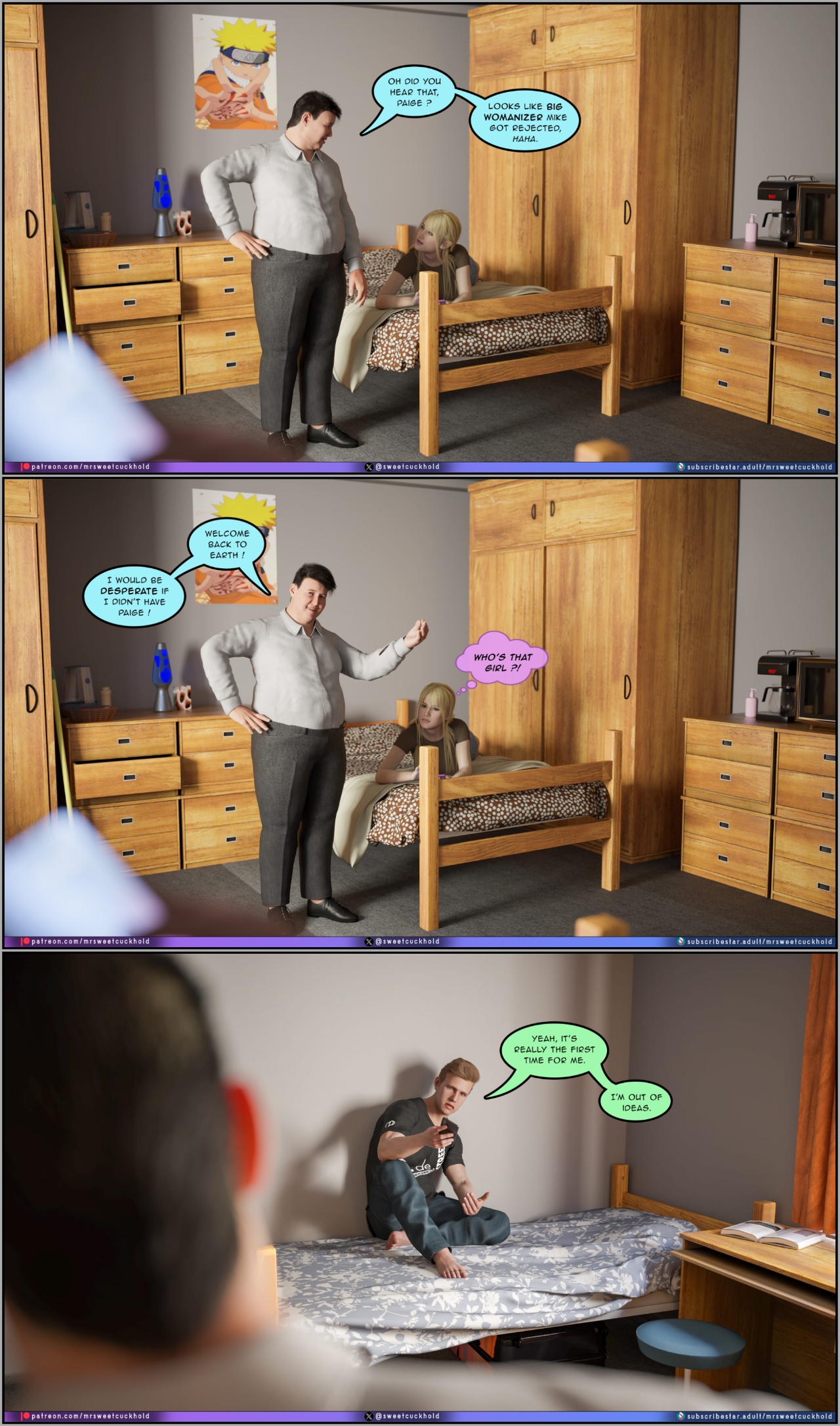 Much Bigger Than My Boyfriend Part 10: College Days Porn Comics english 17