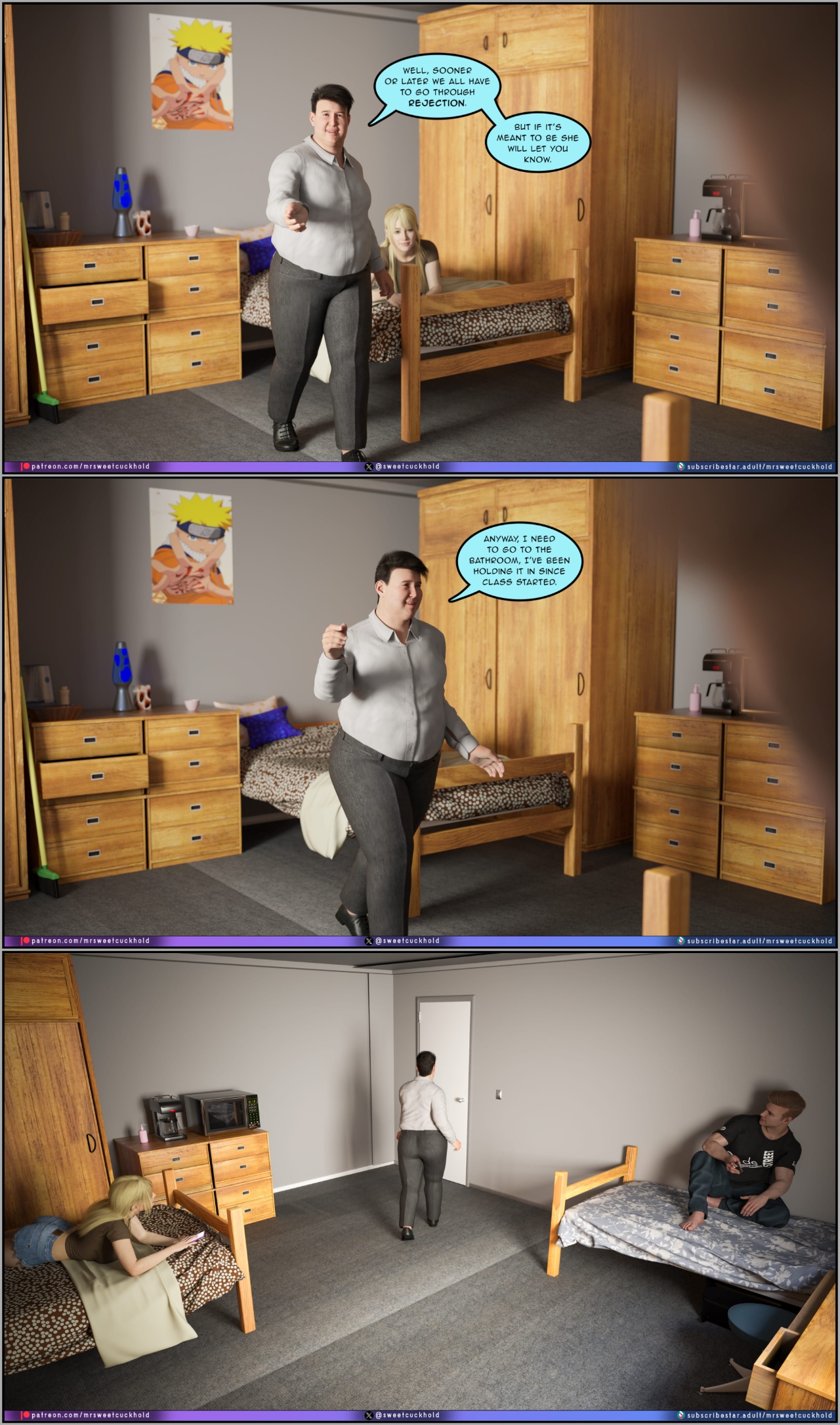 Much Bigger Than My Boyfriend Part 10: College Days Porn Comics english 22