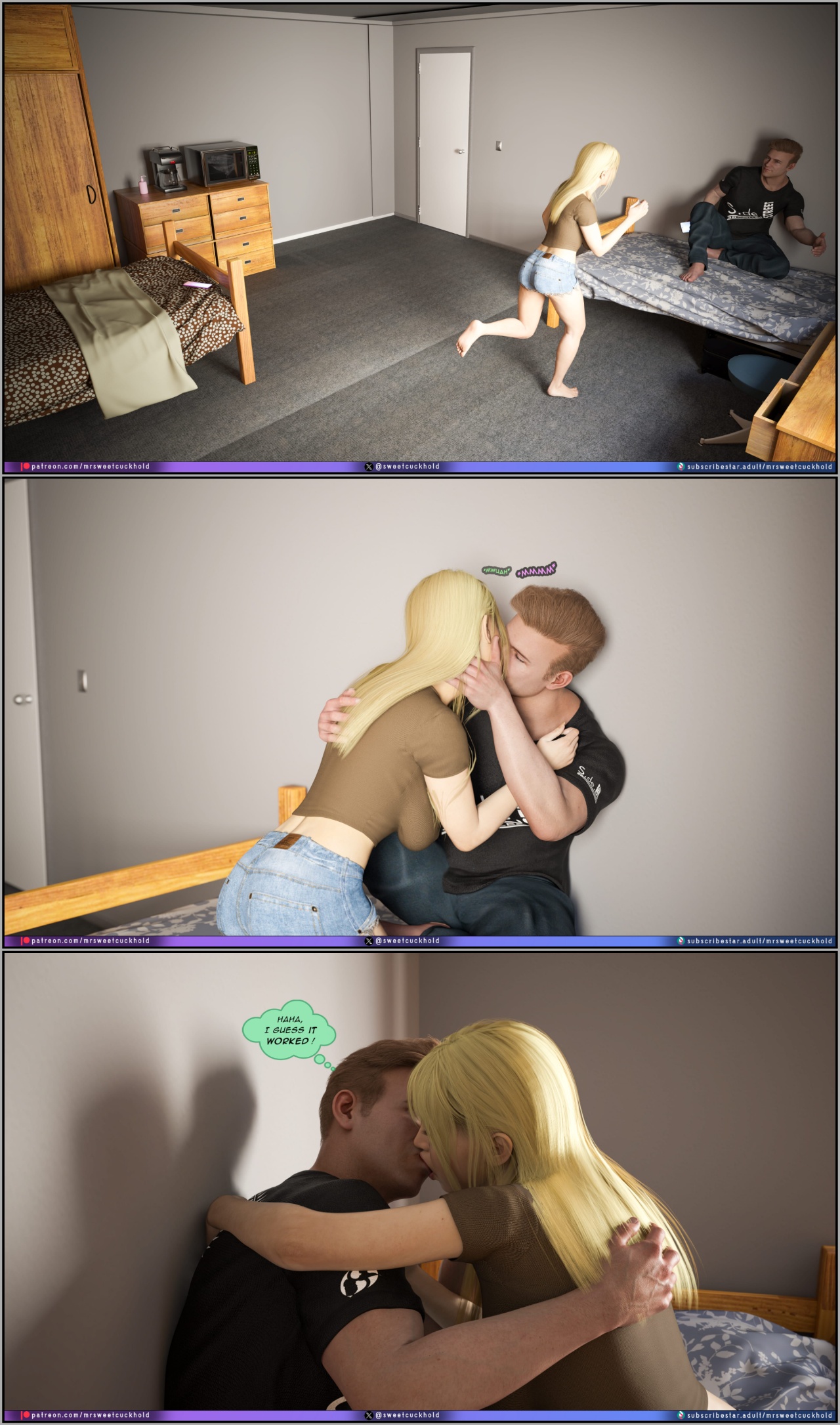 Much Bigger Than My Boyfriend Part 10: College Days Porn Comics english 24