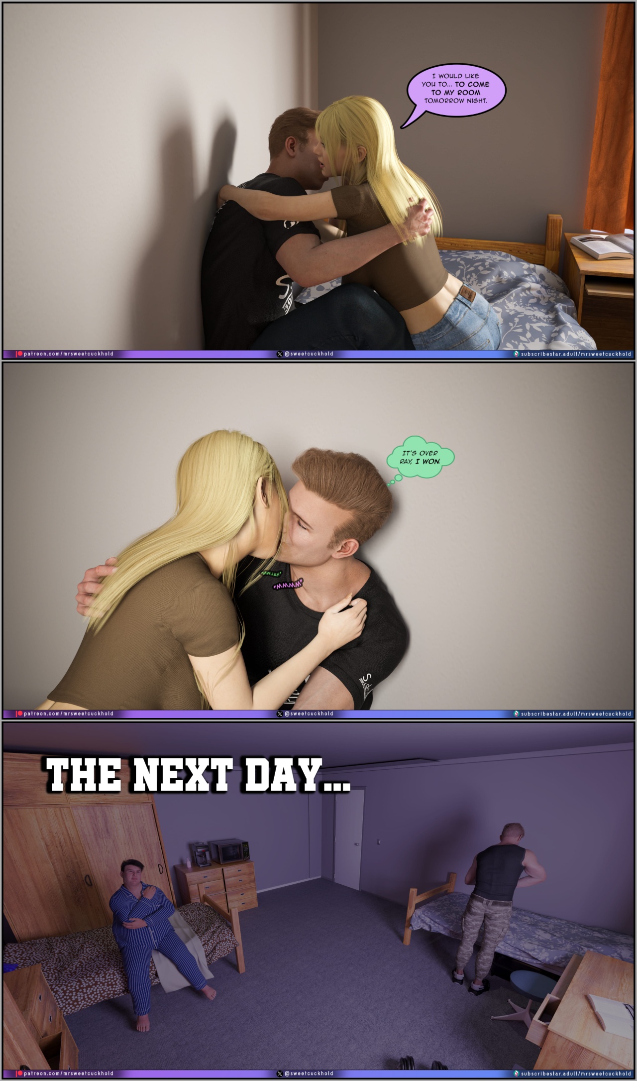 Much Bigger Than My Boyfriend Part 10: College Days Porn Comics english 25