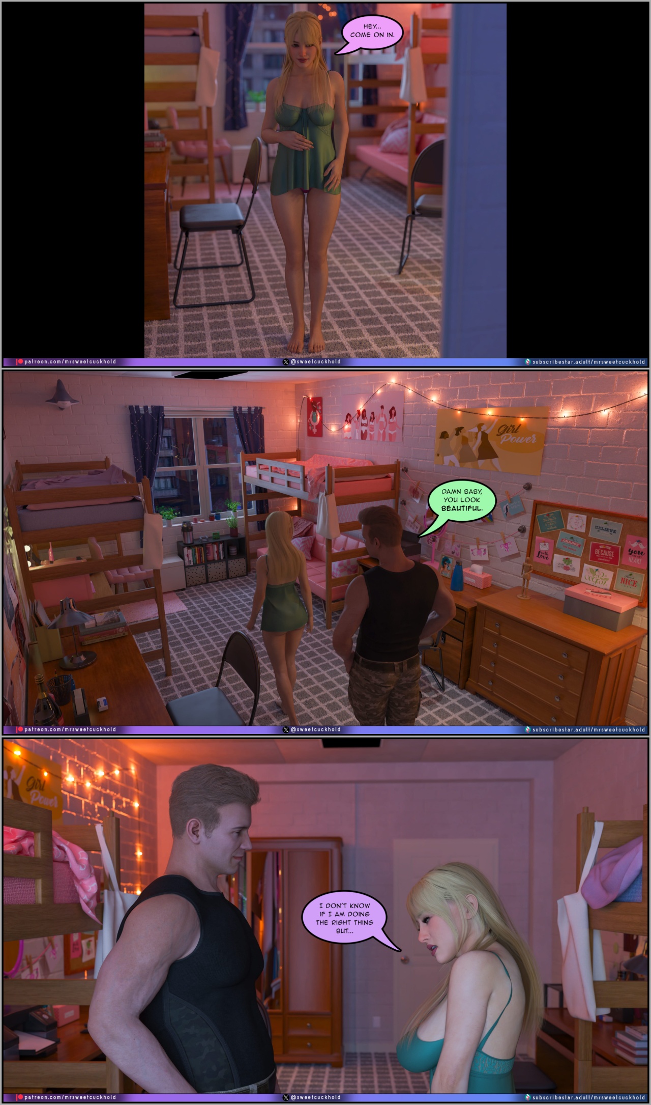 Much Bigger Than My Boyfriend Part 10: College Days Porn Comics english 28