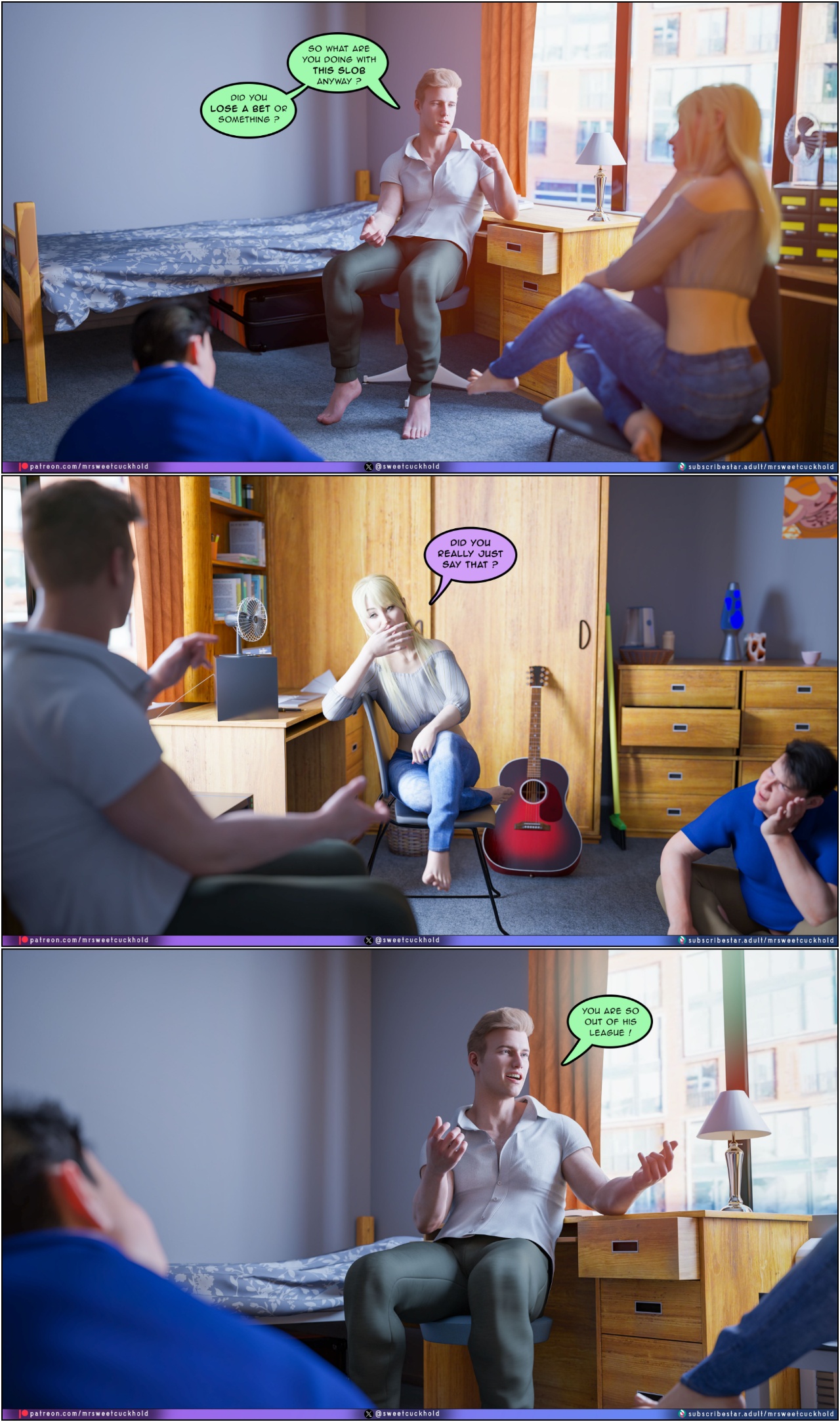 Much Bigger Than My Boyfriend Part 8: College Days Porn Comics english 09