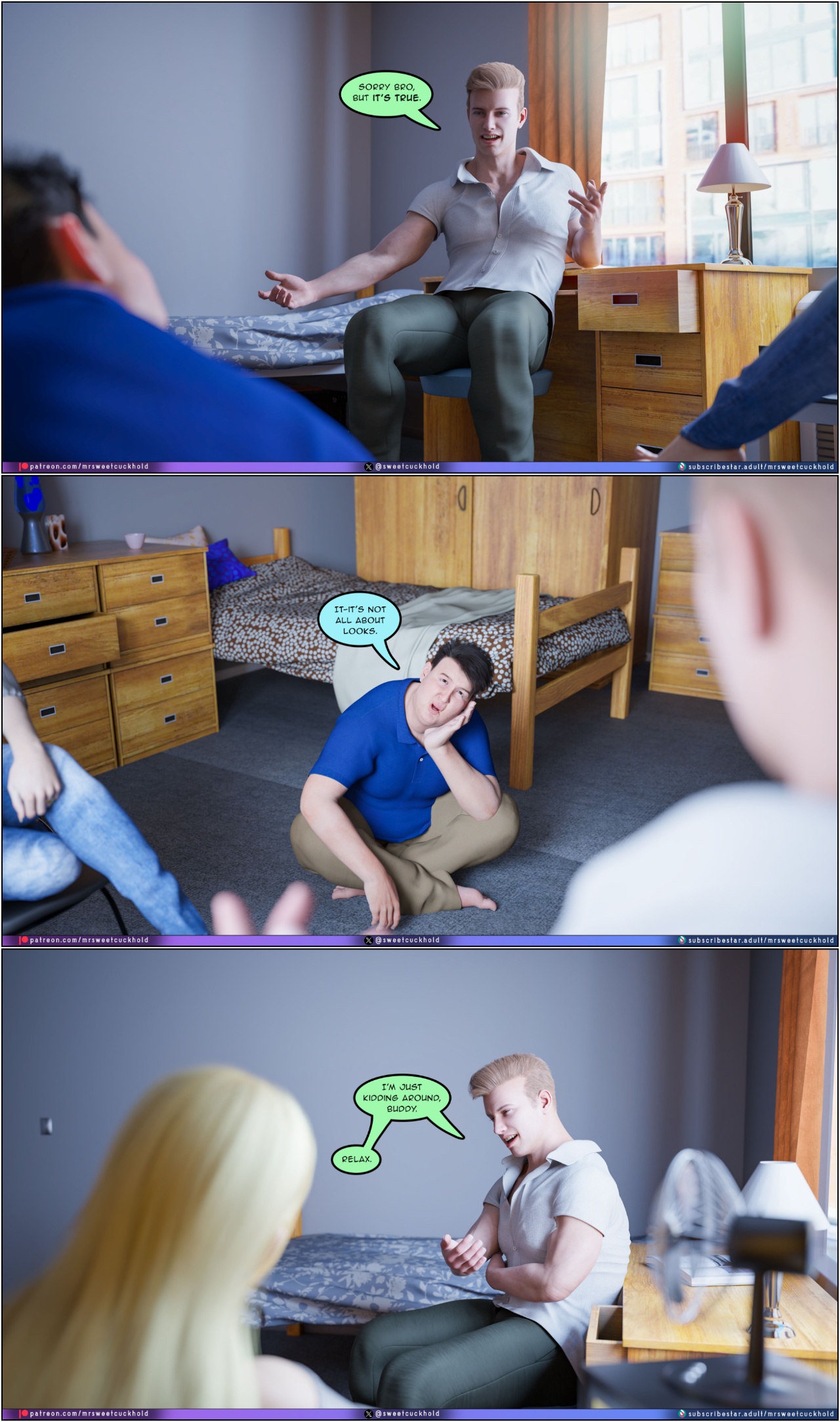 Much Bigger Than My Boyfriend Part 8: College Days Porn Comics english 10