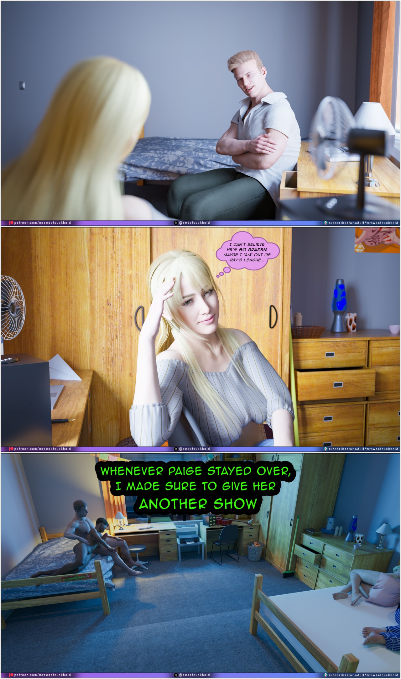 Much Bigger Than My Boyfriend Part 8: College Days Porn Comics english 11