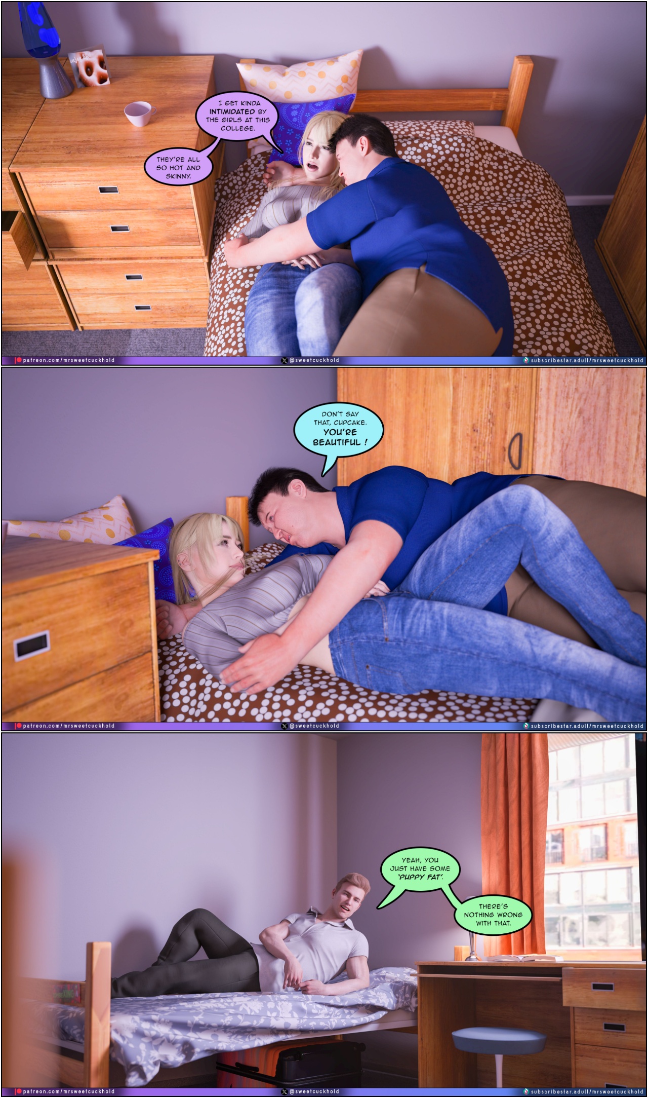 Much Bigger Than My Boyfriend Part 8: College Days Porn Comics english 13