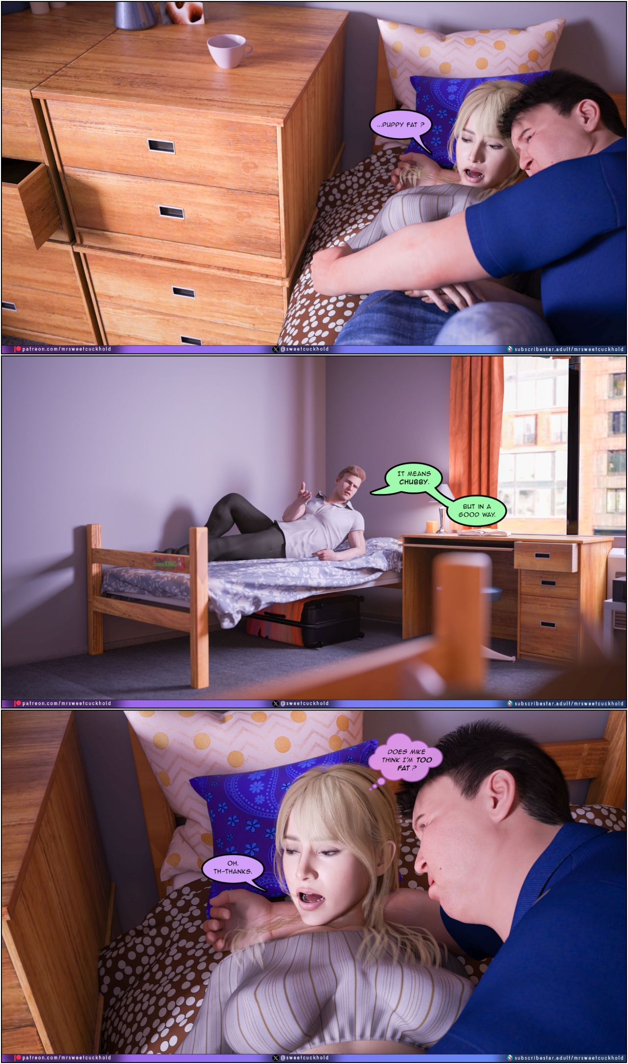 Much Bigger Than My Boyfriend Part 8: College Days Porn Comics english 14