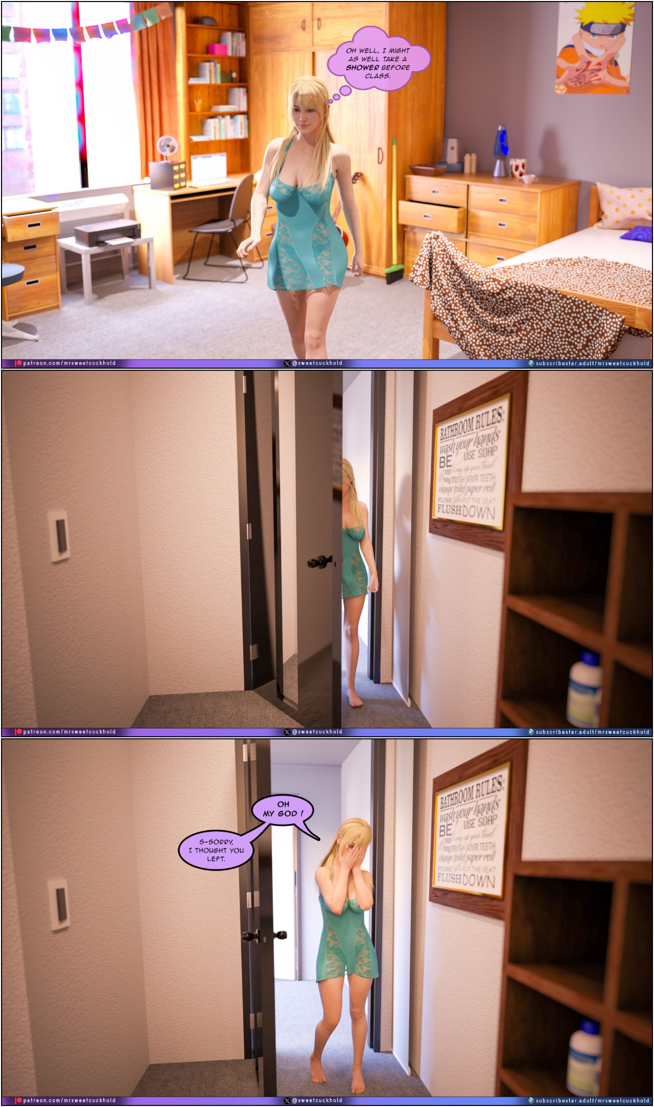 Much Bigger Than My Boyfriend Part 8: College Days Porn Comics english 19