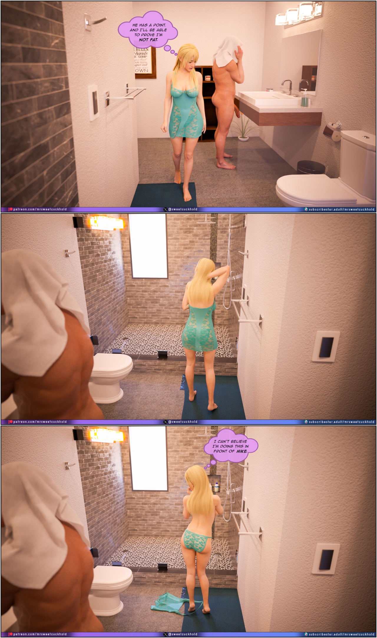 Much Bigger Than My Boyfriend Part 8: College Days Porn Comics english 23