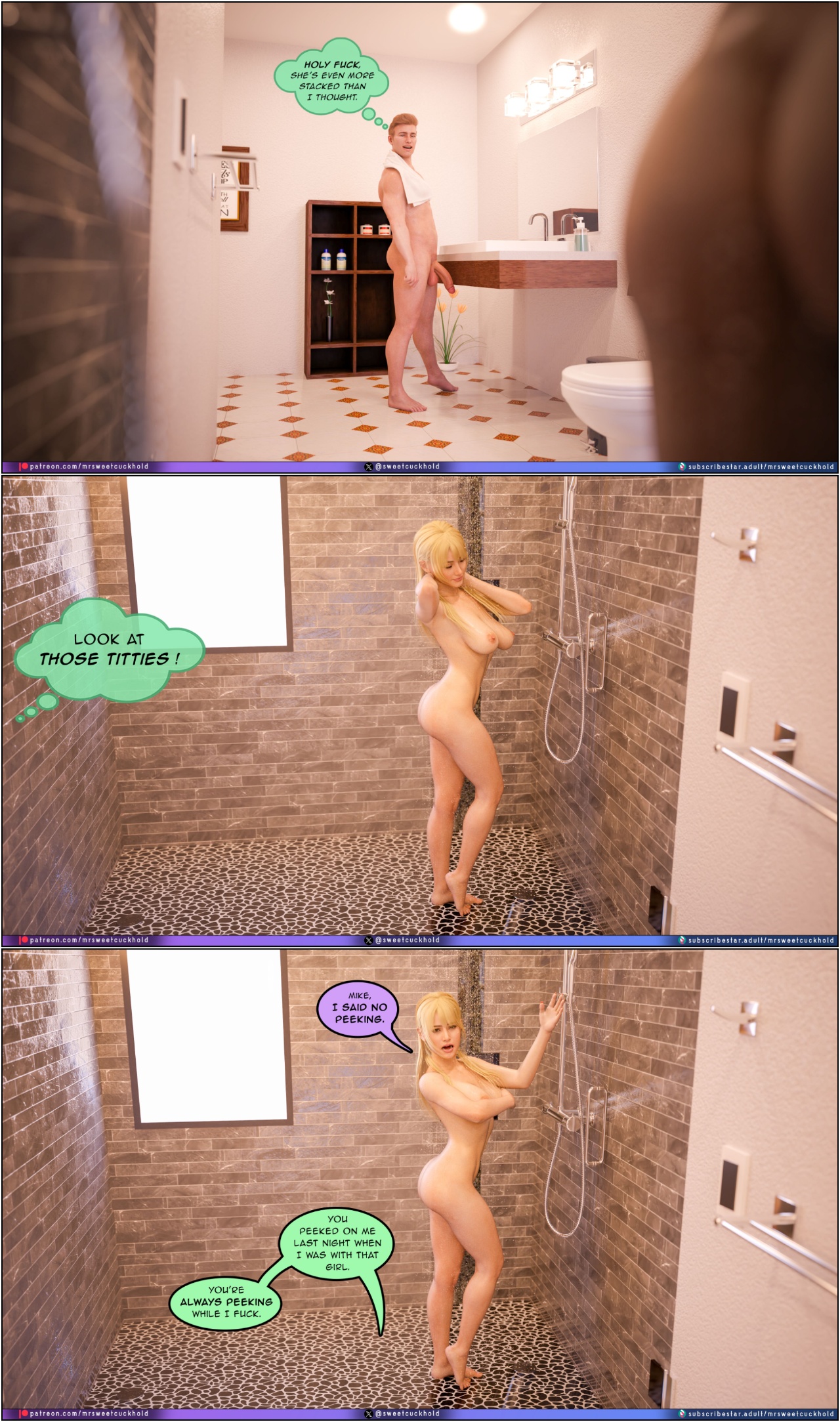 Much Bigger Than My Boyfriend Part 8: College Days Porn Comics english 25