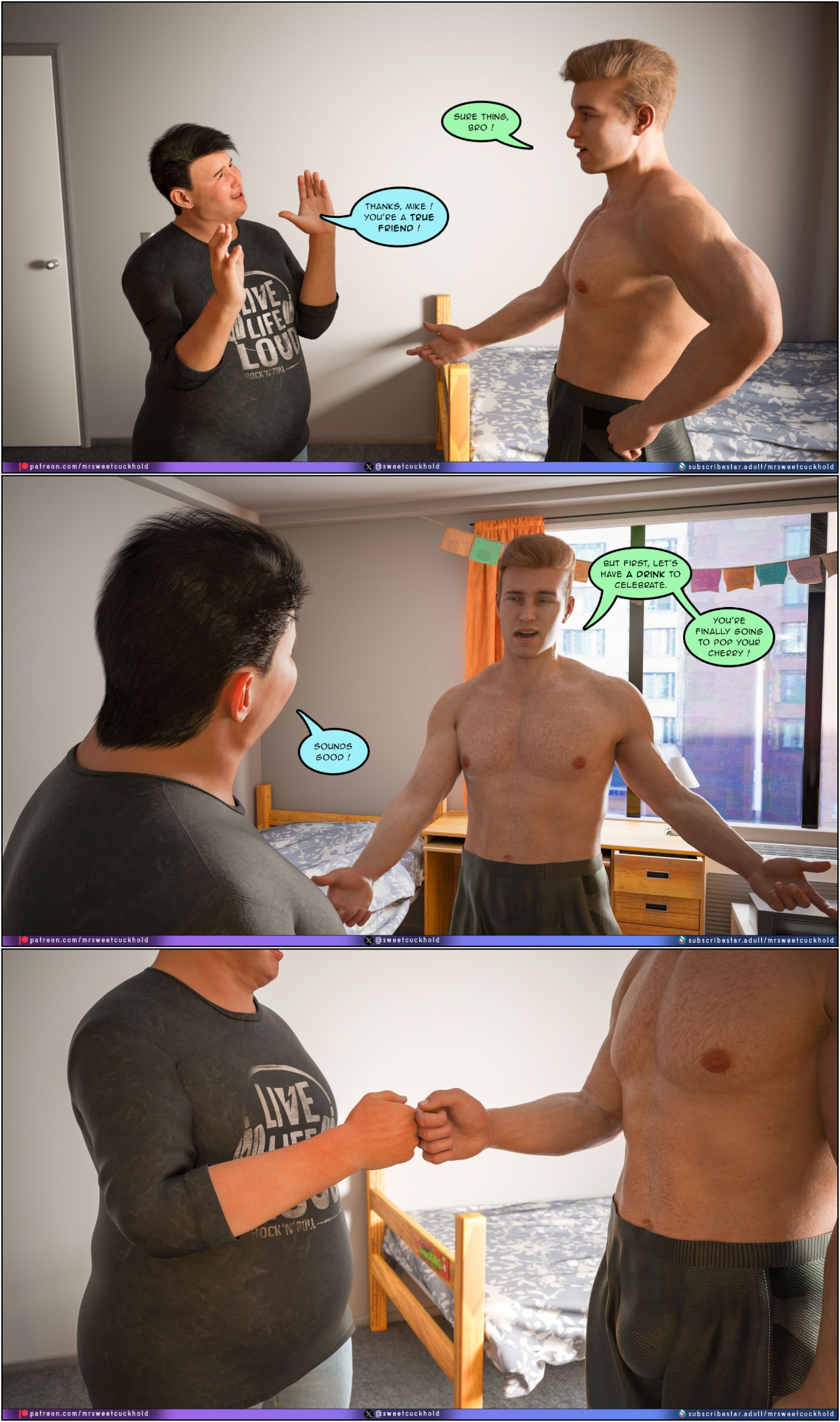 Much Bigger Than My Boyfriend Part 8: College Days Porn Comics english 43