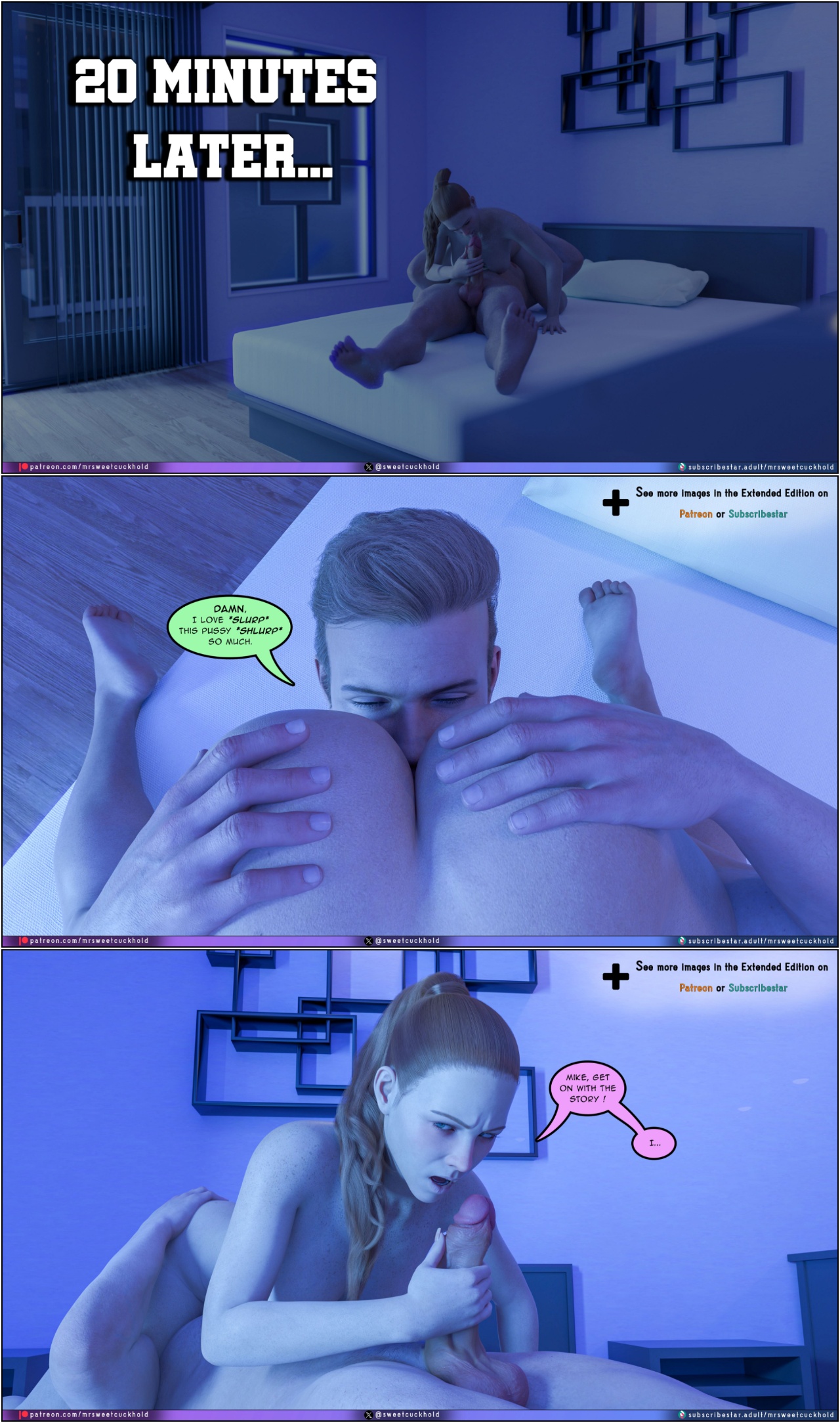 Much Bigger Than My Boyfriend Part 9: College Days Porn Comics english 02