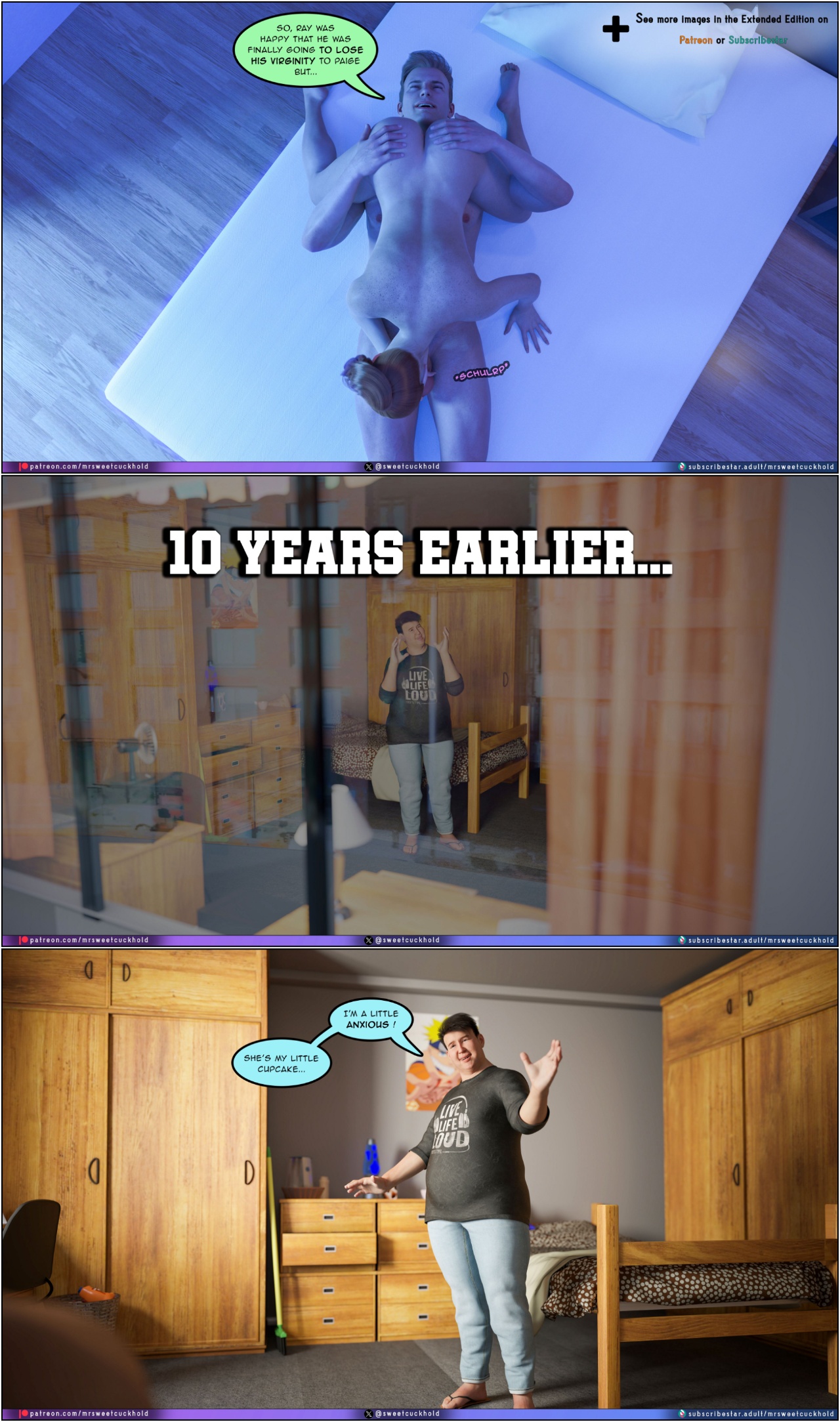 Much Bigger Than My Boyfriend Part 9: College Days Porn Comics english 04