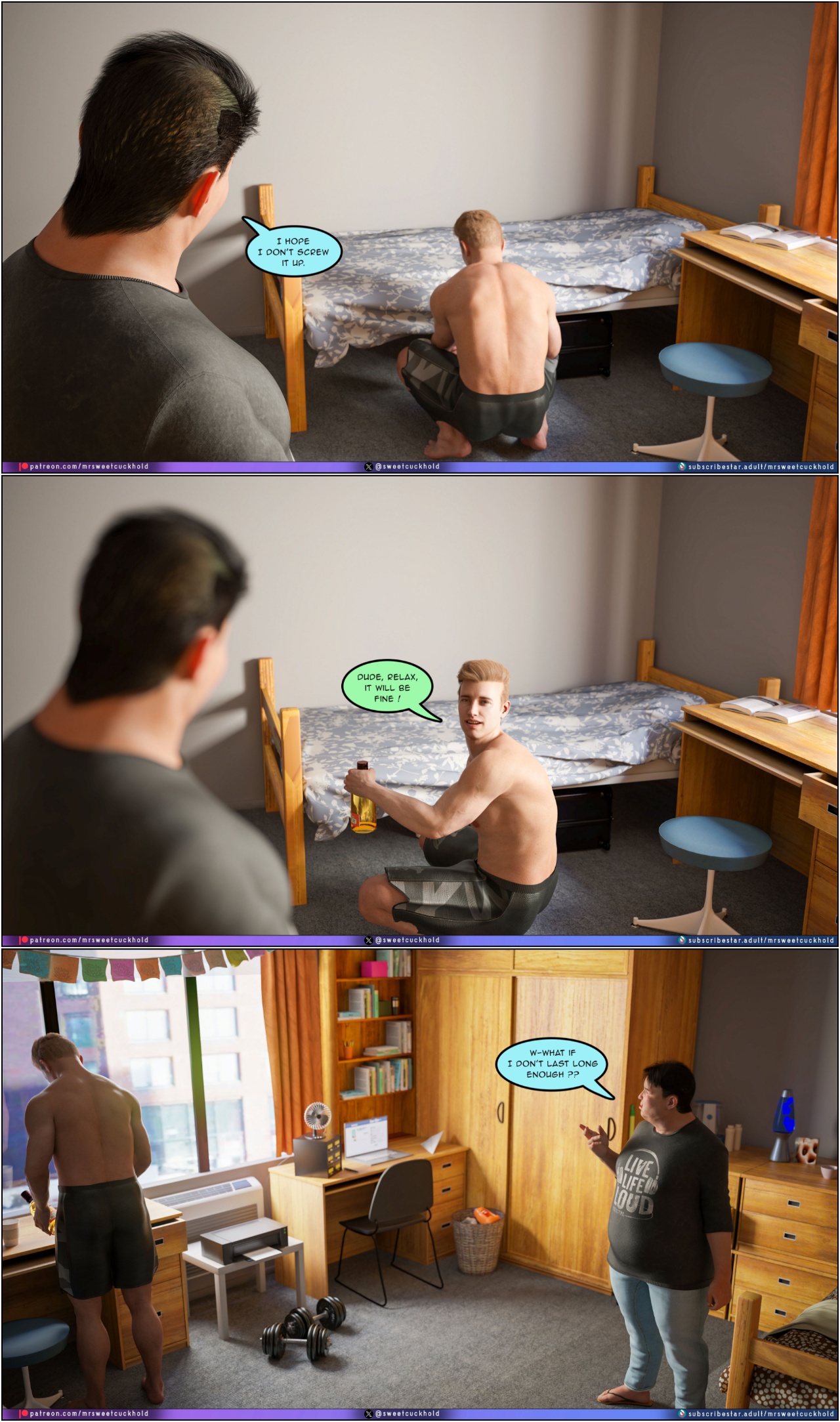 Much Bigger Than My Boyfriend Part 9: College Days Porn Comics english 05