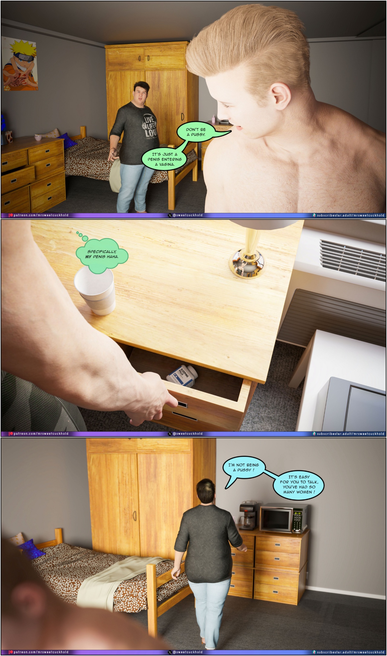 Much Bigger Than My Boyfriend Part 9: College Days Porn Comics english 06