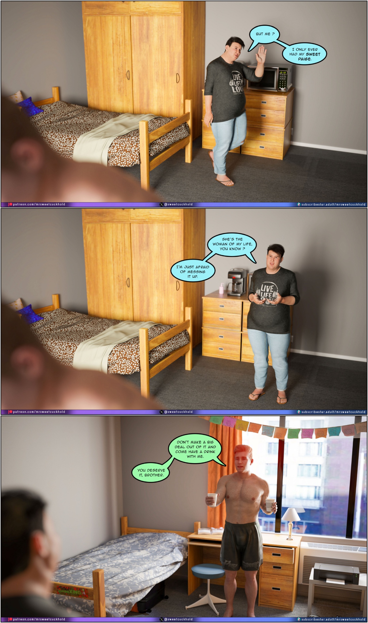 Much Bigger Than My Boyfriend Part 9: College Days Porn Comics english 07