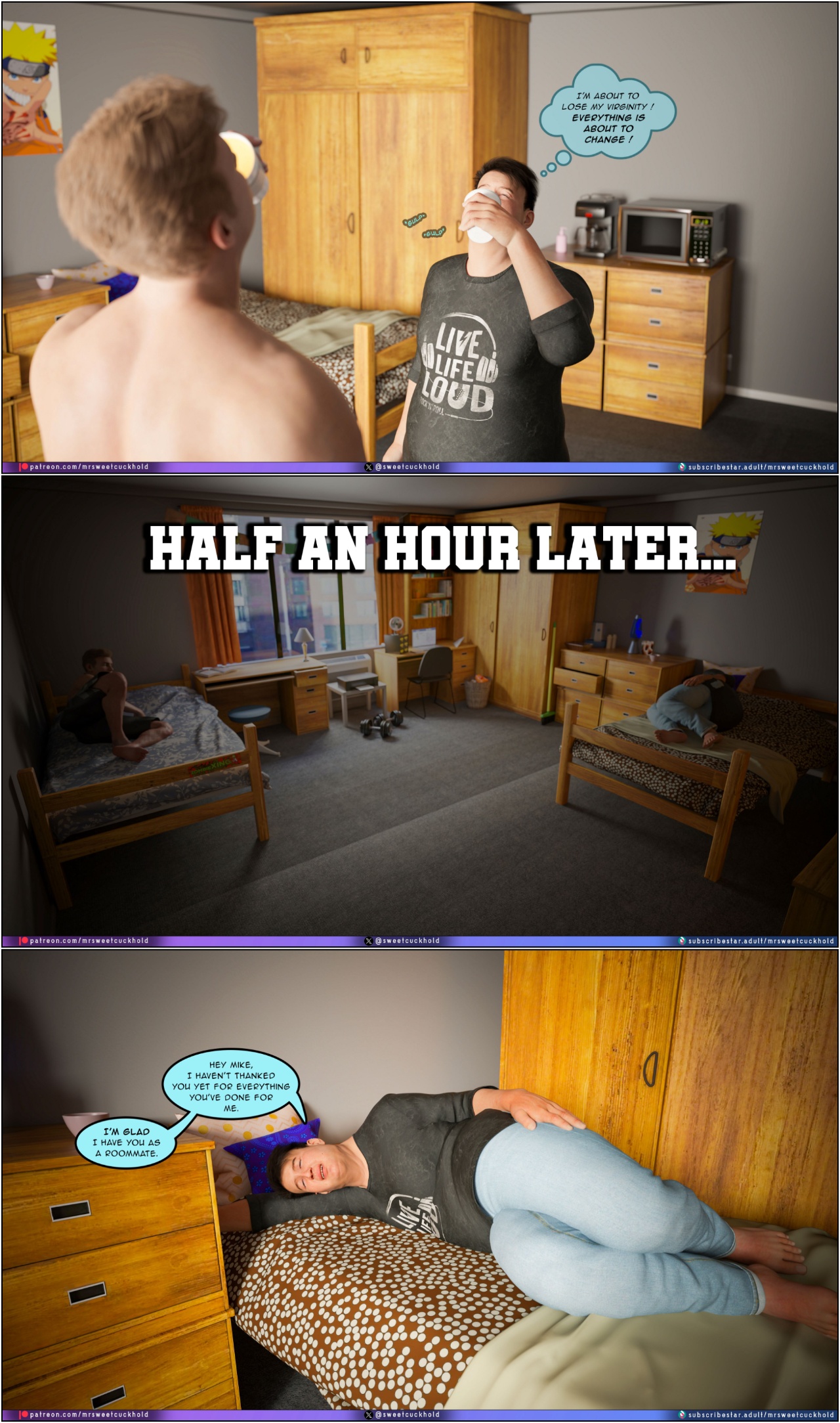 Much Bigger Than My Boyfriend Part 9: College Days Porn Comics english 09