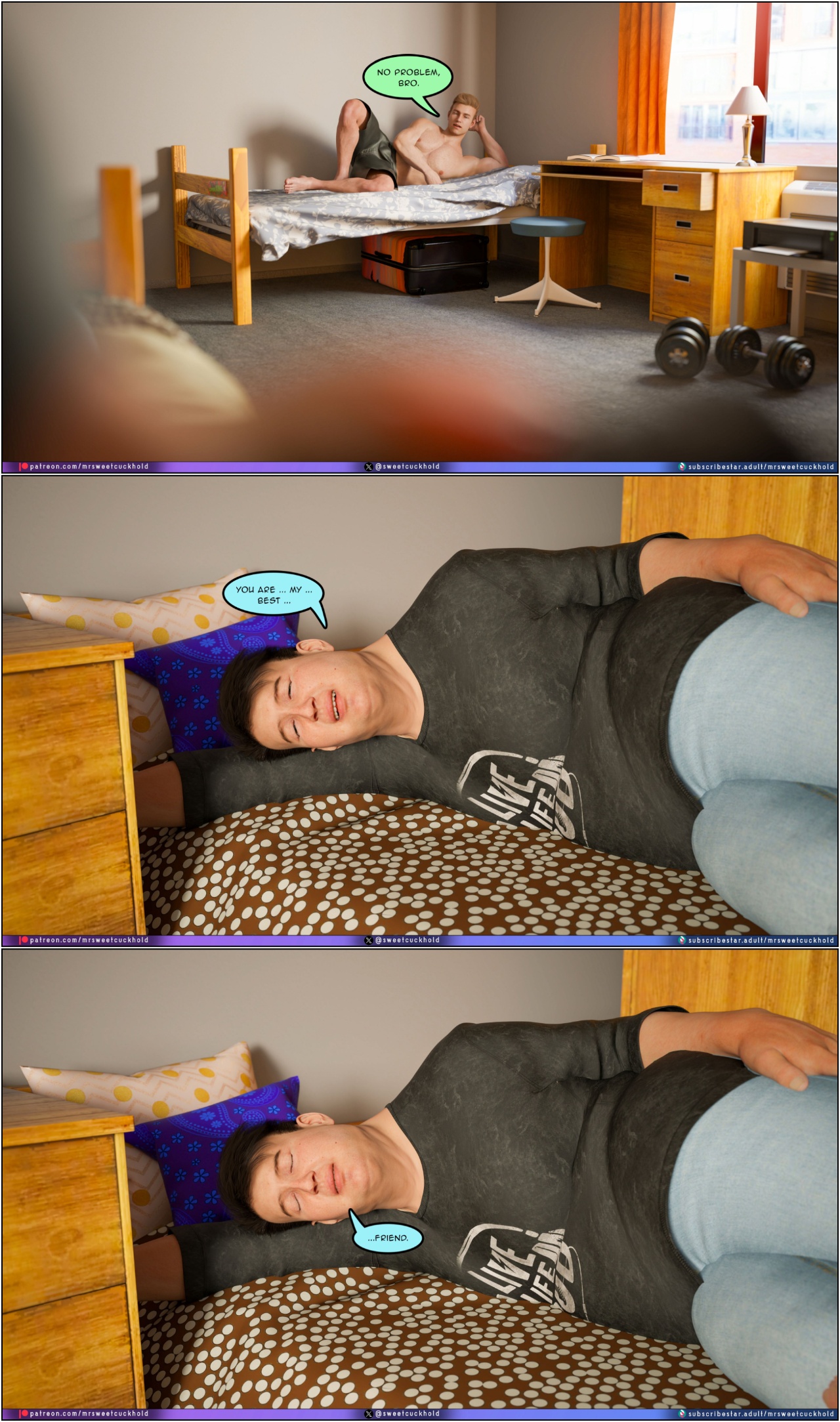 Much Bigger Than My Boyfriend Part 9: College Days Porn Comics english 10